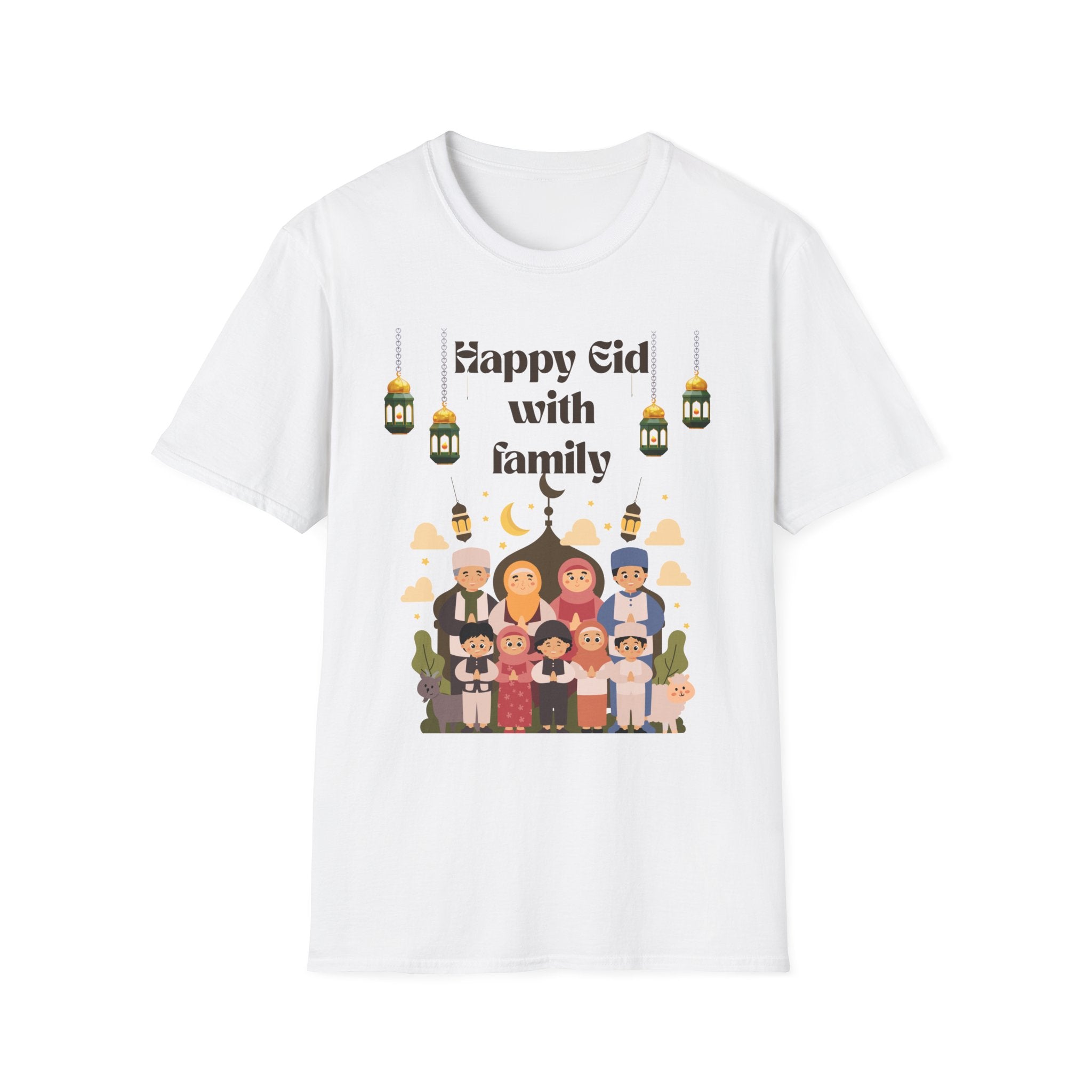 Eid with Family T-Shirt – Happy Eid Muslim Family Celebration Tee