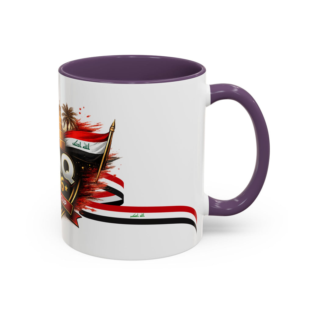 Iraq 2026 Football Cup Accent Coffee Mug – National Team Soccer Fan Gift