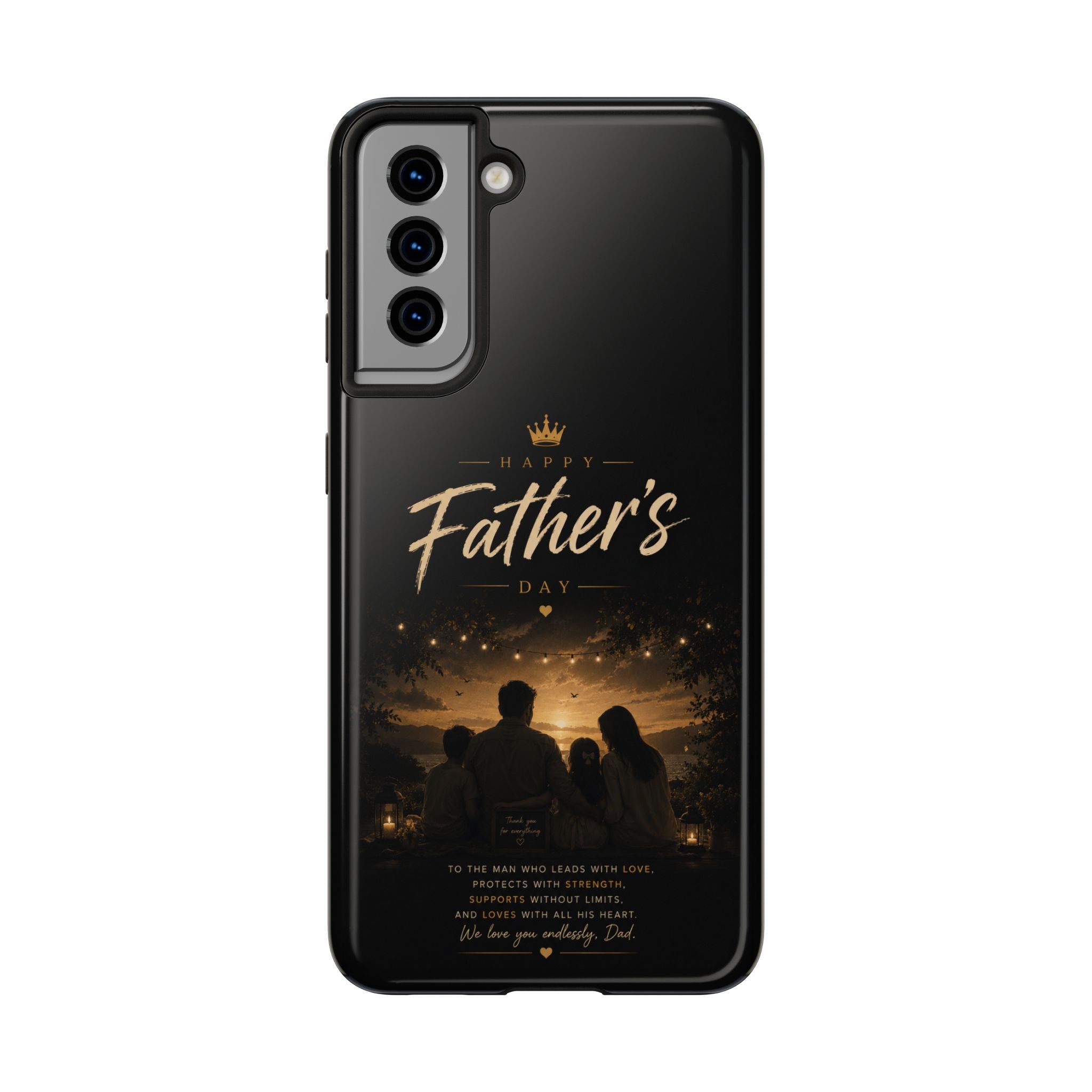 Father’s Day Tough Phone Case — Personalized Sentimental Nightscape Design