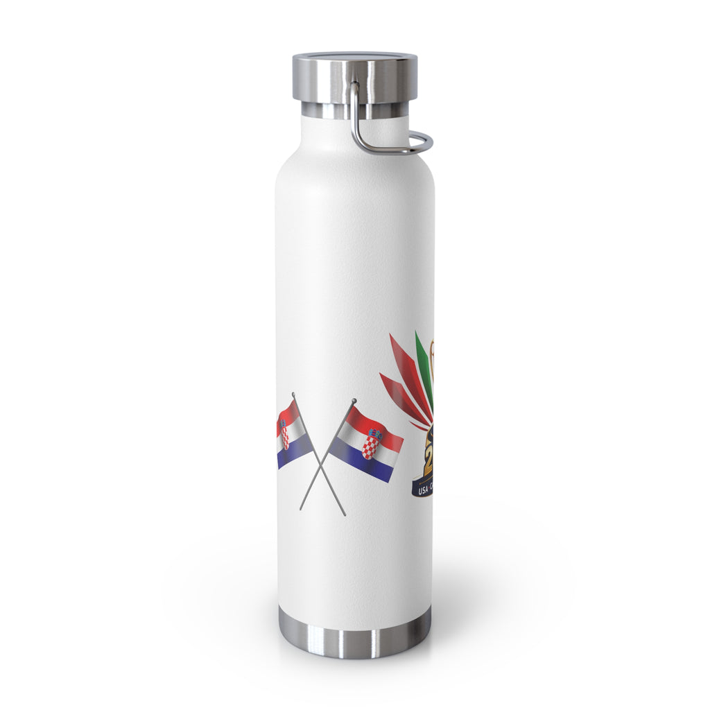 Croatia 2026 Soccer Tournament Stainless Bottle – USA Canada Mexico Championship Cup Design, 22oz Vacuum Insulated