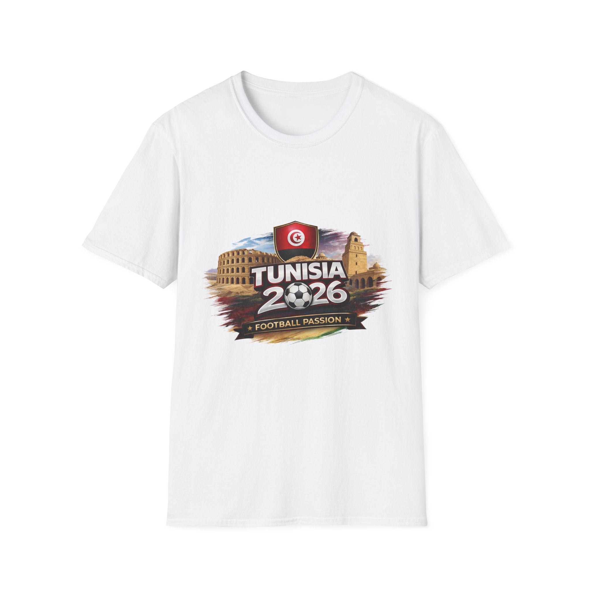 Tunisia 2026 Football T-Shirt — Tunisia Flags Soccer Fan Tee