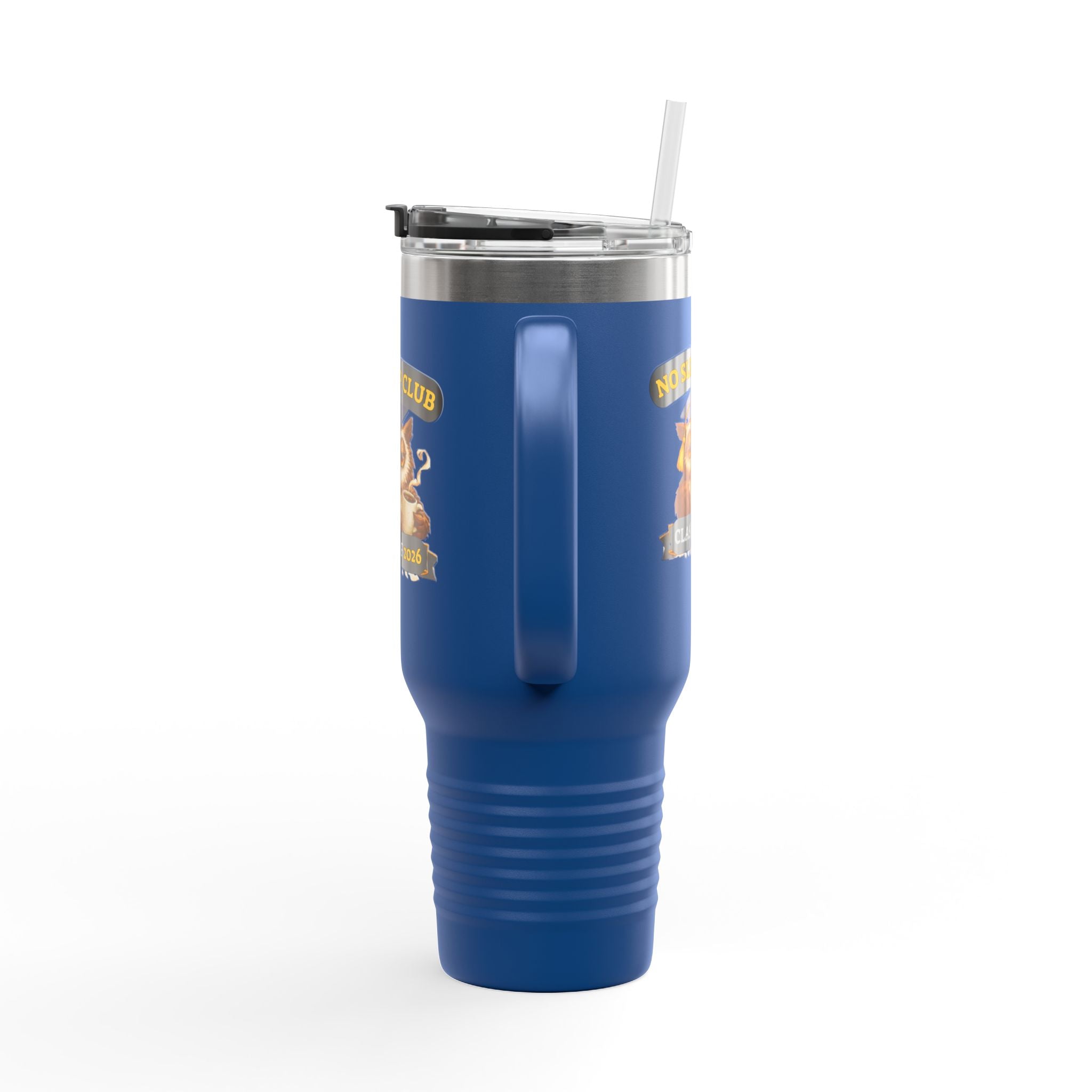 40oz Insulated Travel Mug – "No Sleep Club" Class of 2026 Graduation Tumbler