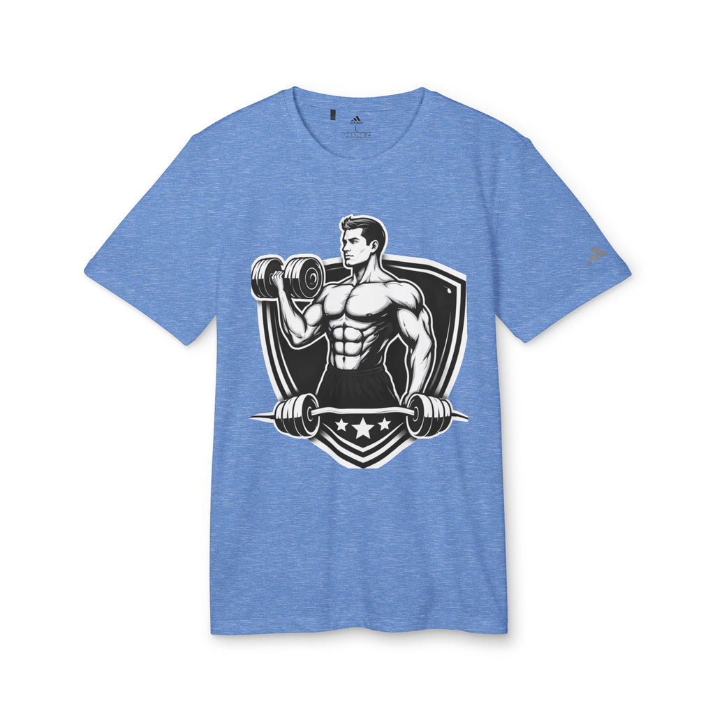 Fitness Graphic T-Shirt — Vintage Bodybuilder Barbell Design
