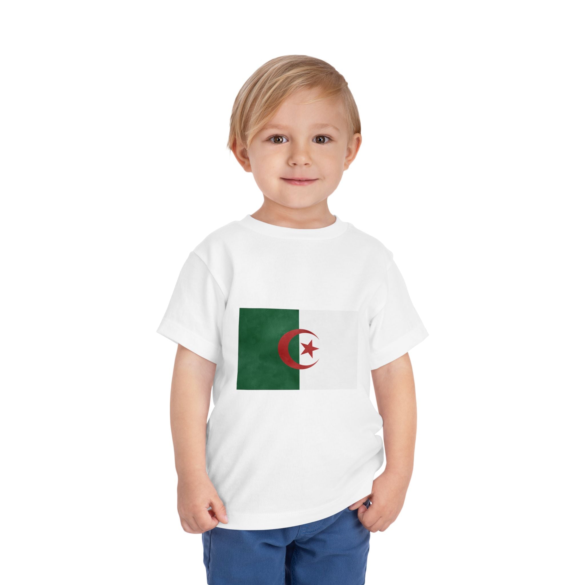 Algeria Toddler Tee — Algeria Flag Kids Shirt | Algerian Pride Baby T‑Shirt