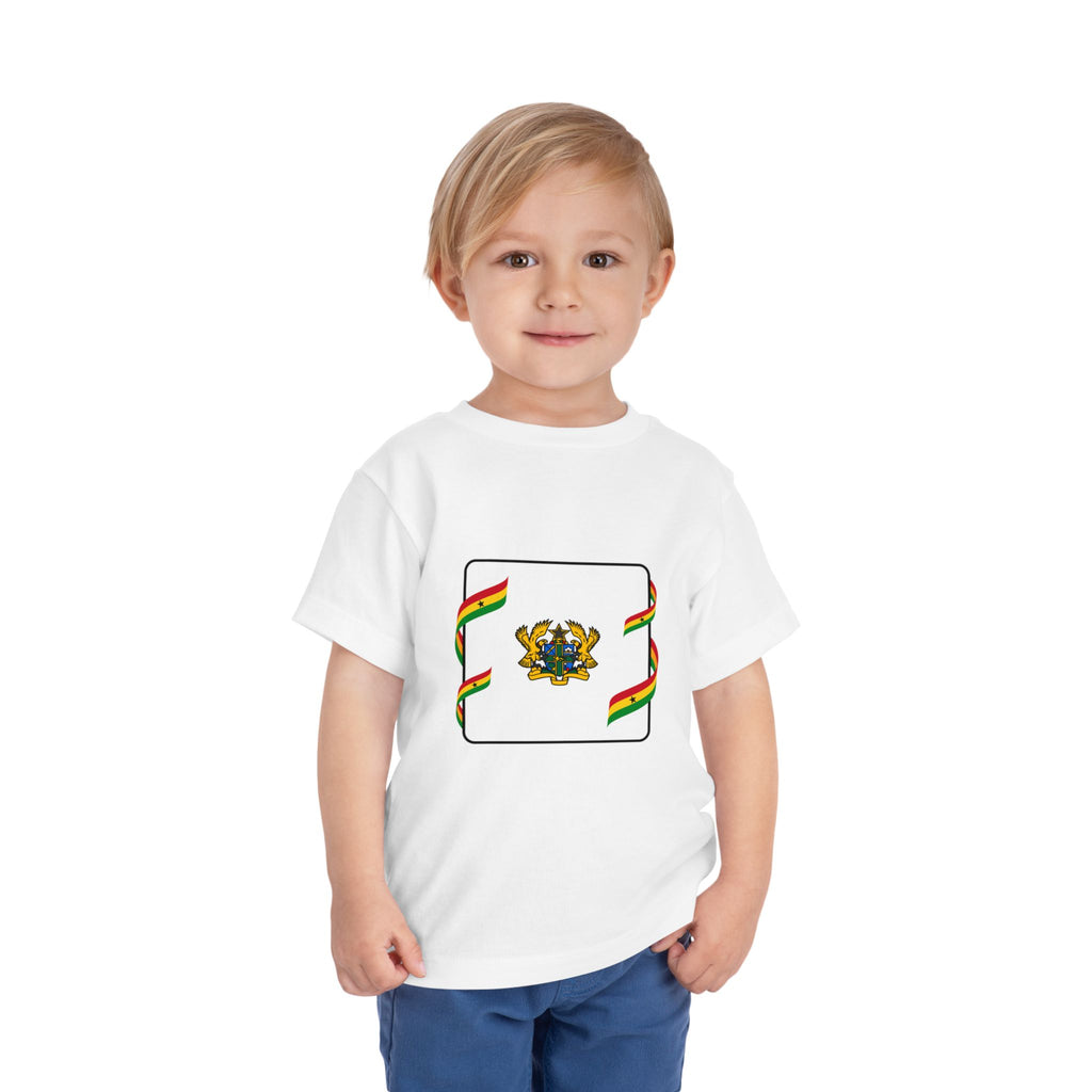 Ghana Kids Tee — Cup Trophy & Flag Toddler Shirt
