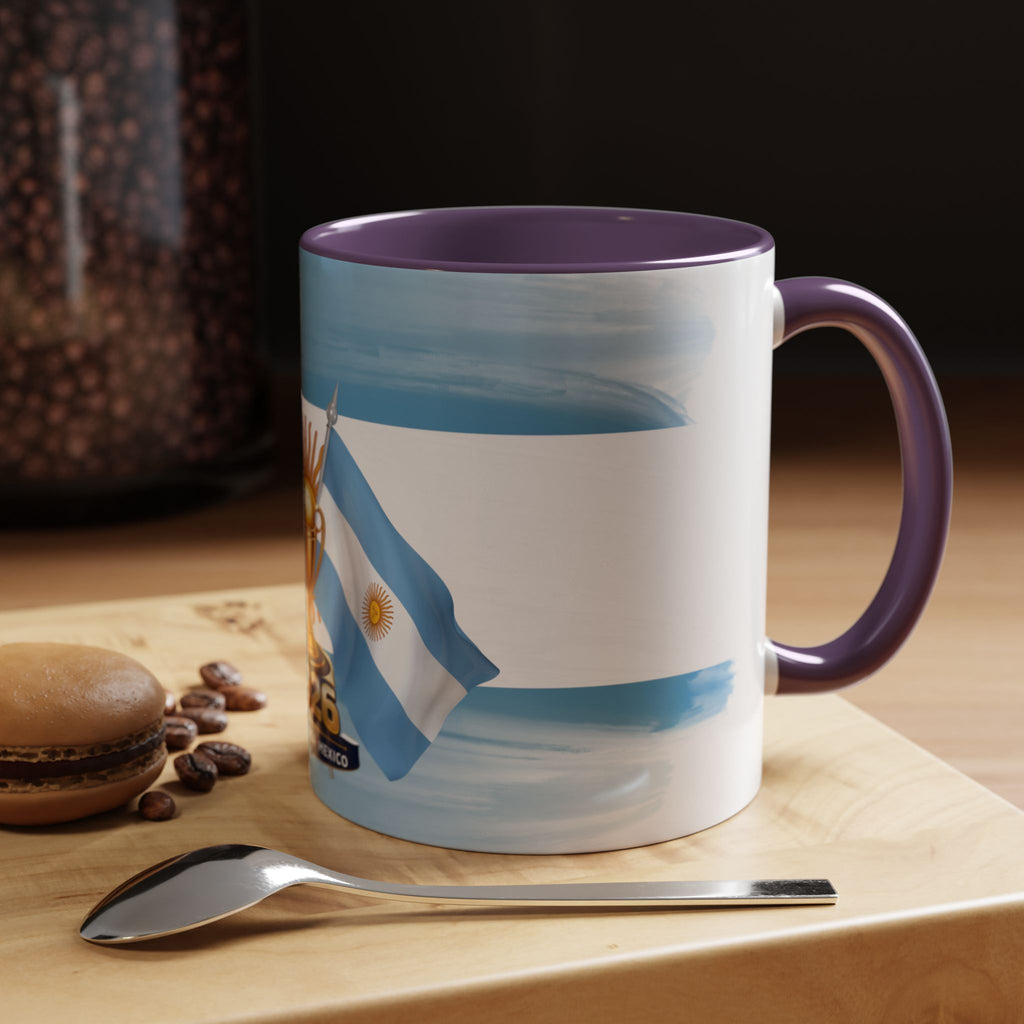 Argentina 2026 Soccer Trophy Coffee Mug – Copa USA Canada Mexico Fan Gift