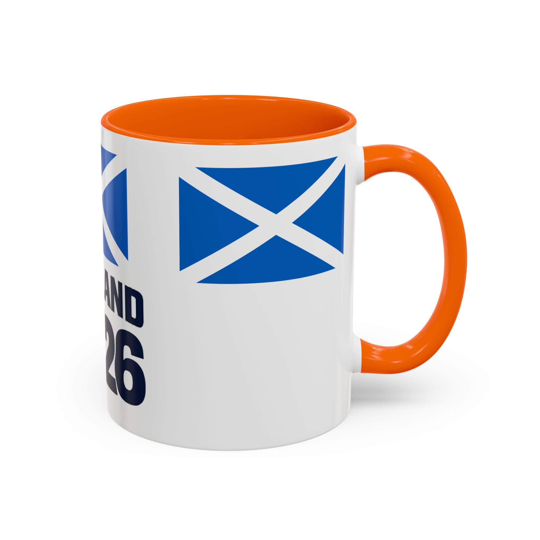 Scotland 2026 Cup Coffee Mug – Scottish Flag & Trophy Accent Mug (11/15oz)