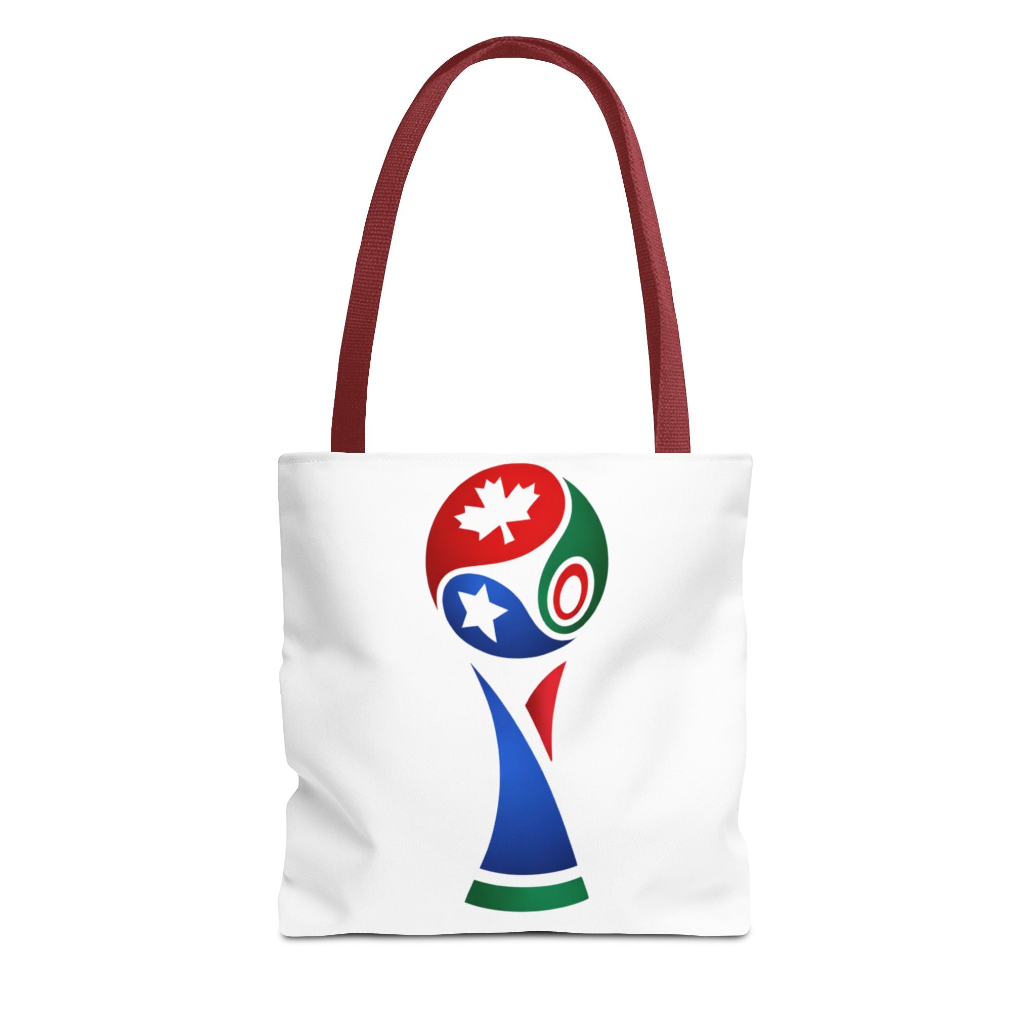 2026 USA Canada Mexico Soccer Trophy Tote Bag — World Cup Style Fan Tote