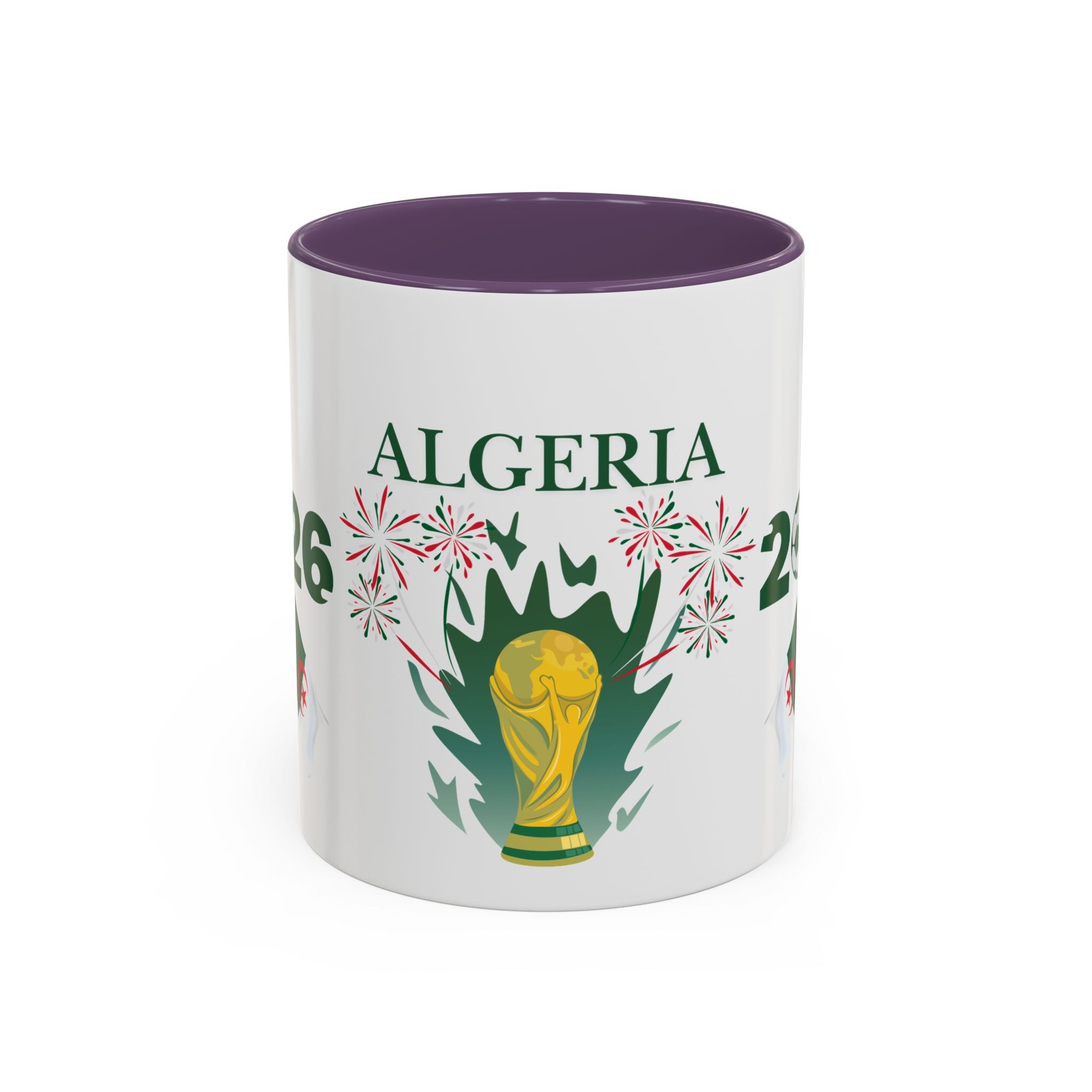 Algeria 2026 Cup Coffee Mug - Soccer Fan Accent Mug