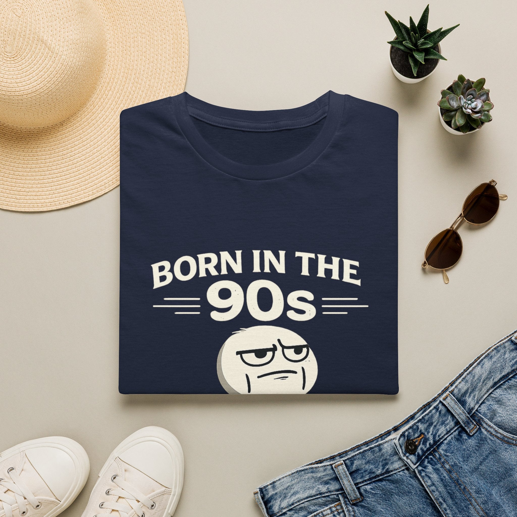 Born in the 90s T‑Shirt — Retro Meme Tee ("Now My Back Sends Me Notifications")
