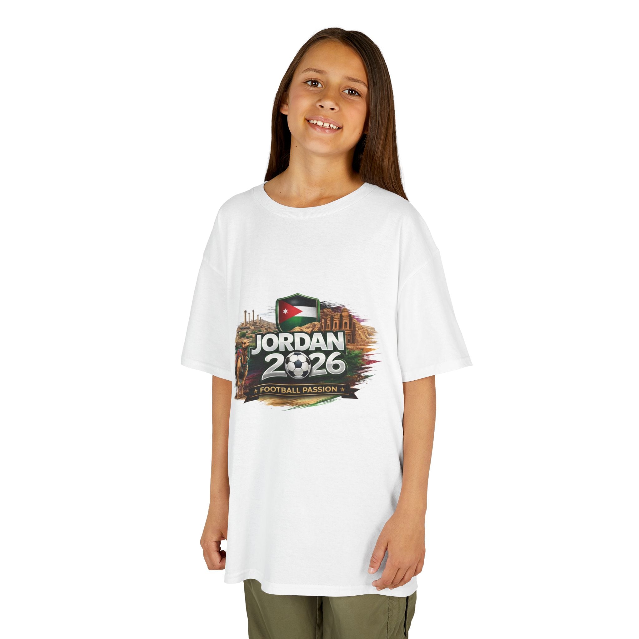 Jordan 2026 Kids Tee — Football Cup Support Jersey