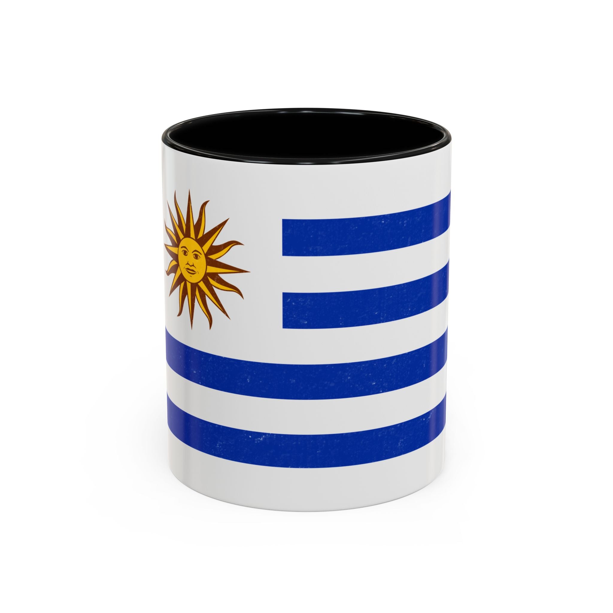 Uruguay Flag Accent Coffee Mug – Blue Stripes with Sun of May, 11oz & 15oz