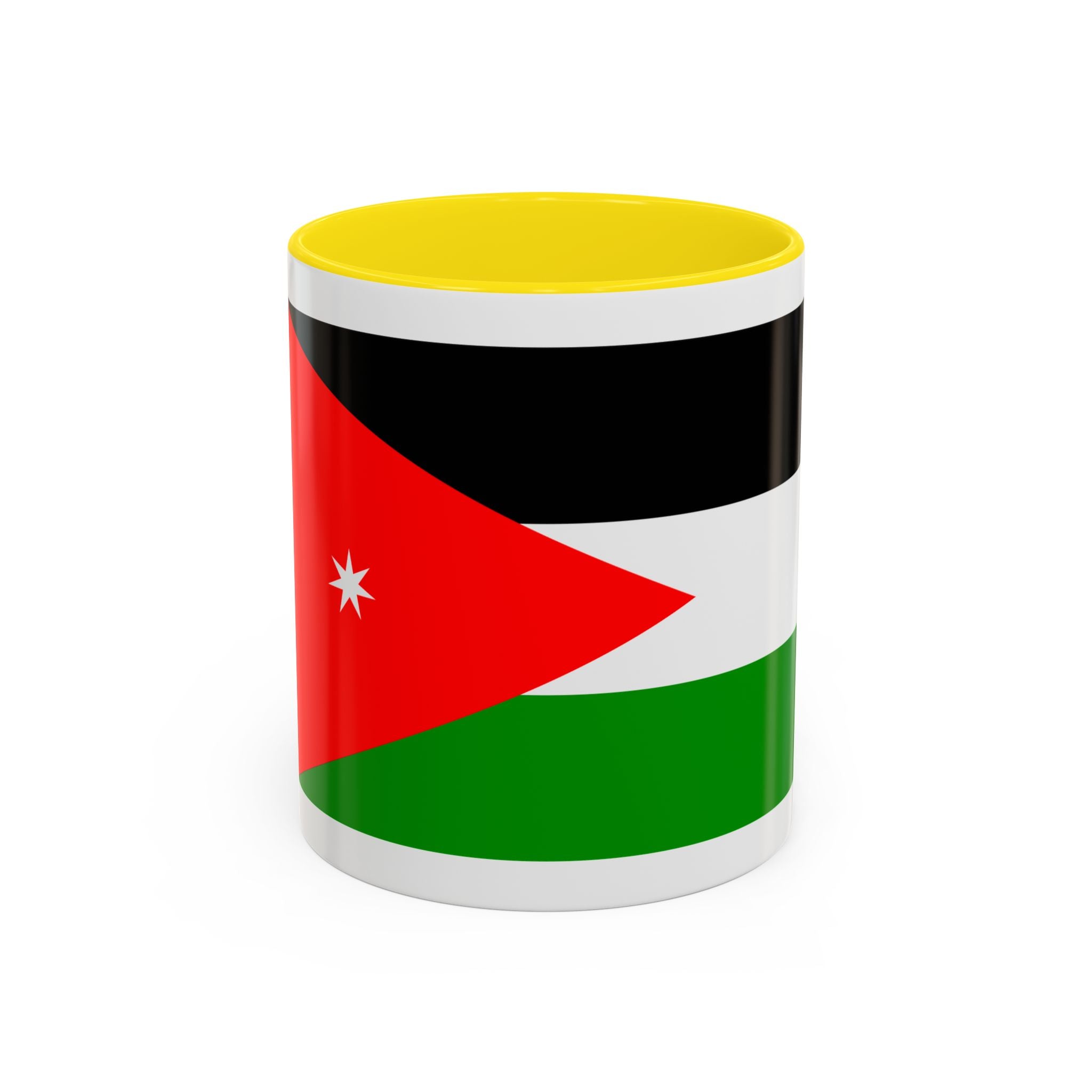 Jordan Flag Accent Coffee Mug – Patriotic Jordanian Tea & Coffee Cup (11/15oz)