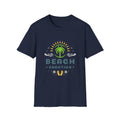 Beach Vacation T-Shirt — Palm Tree Sunset Graphic Tee