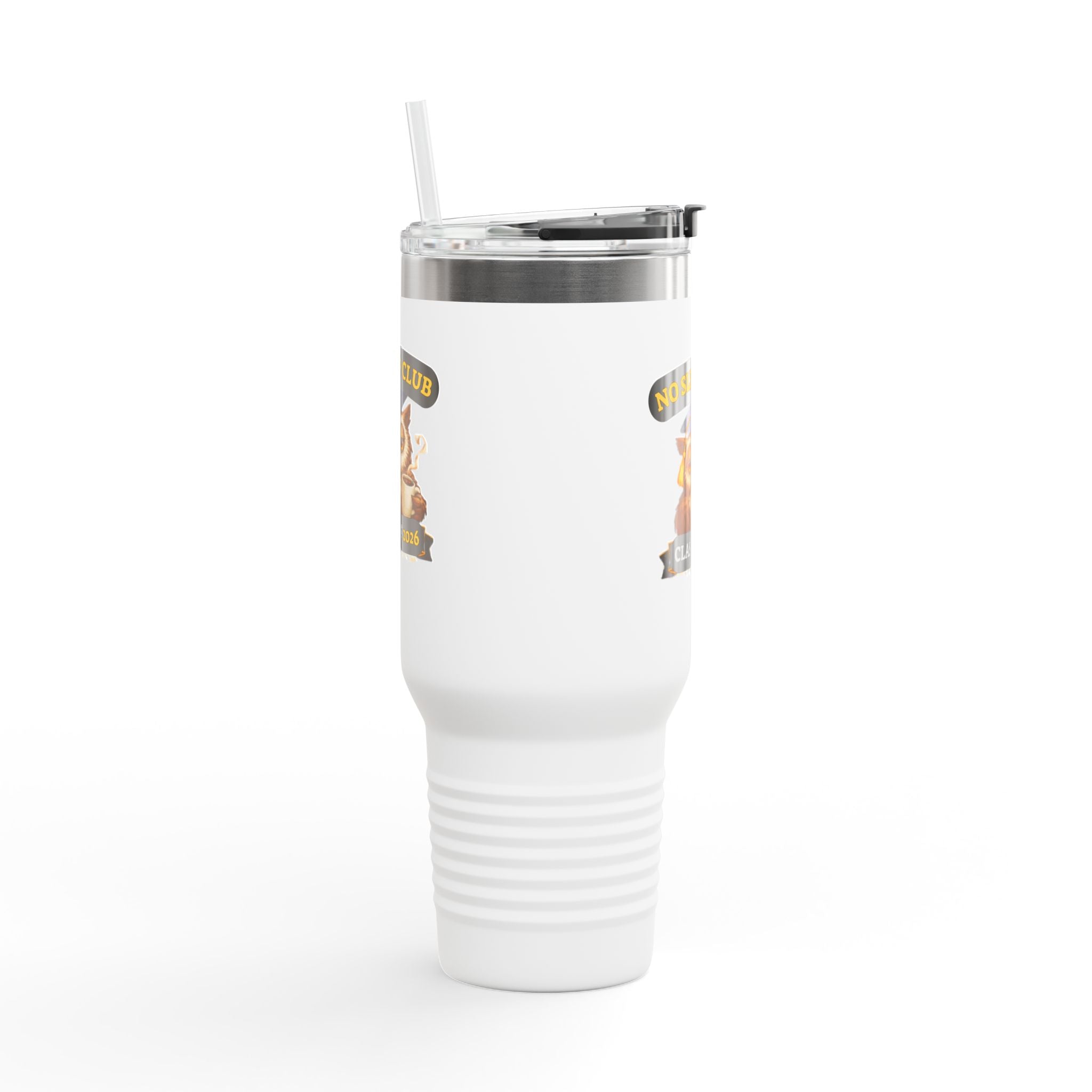 40oz Insulated Travel Mug – "No Sleep Club" Class of 2026 Graduation Tumbler