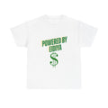 T-Shirt — "Powered by Eidiya" Green Dollar Sign Tee