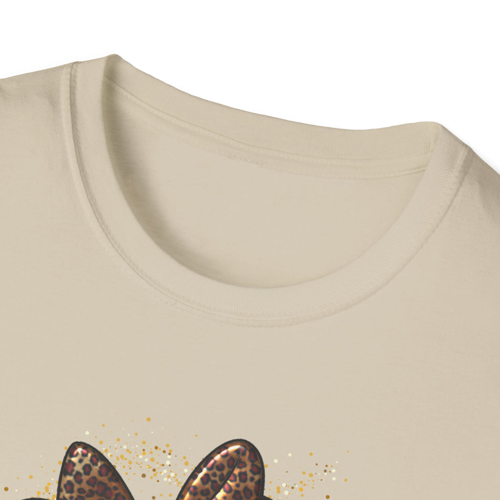 Minnie Mouse Brown Glitter Graphic T-Shirt