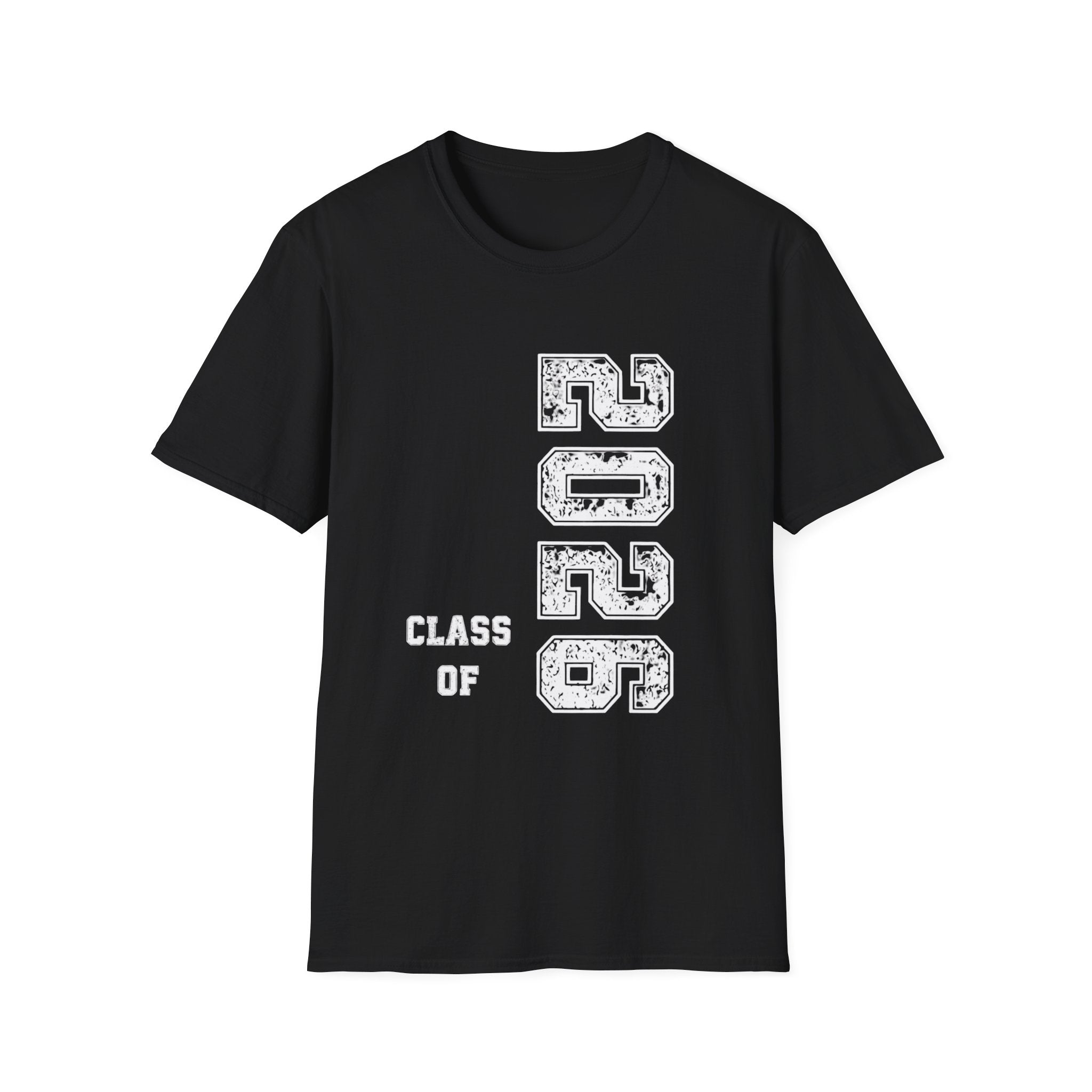 Class of 2026 Vertical Graphic T-Shirt — Graduation Senior Year Tee