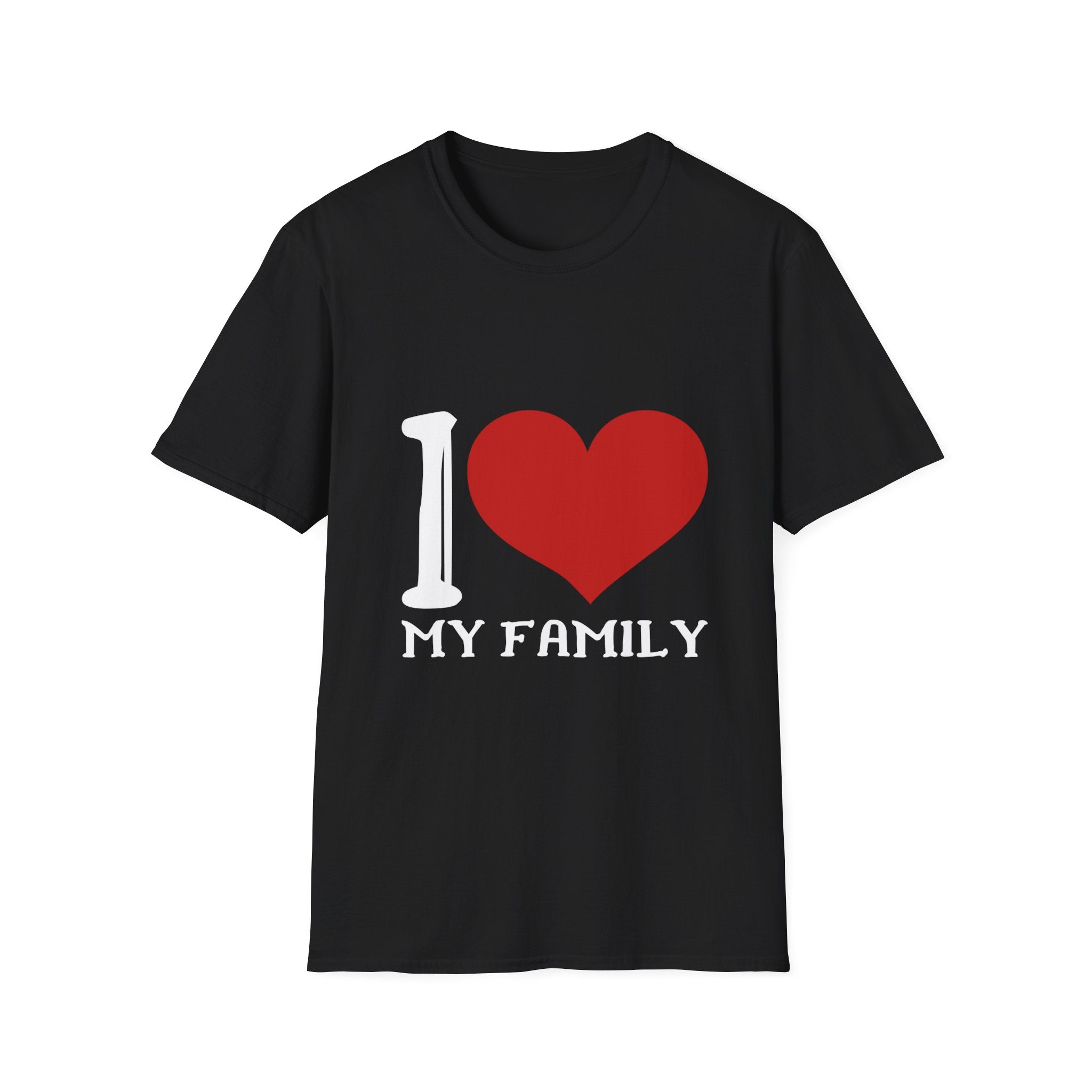 I  My Family T-Shirt — Family Love Tee for Parents & Kids