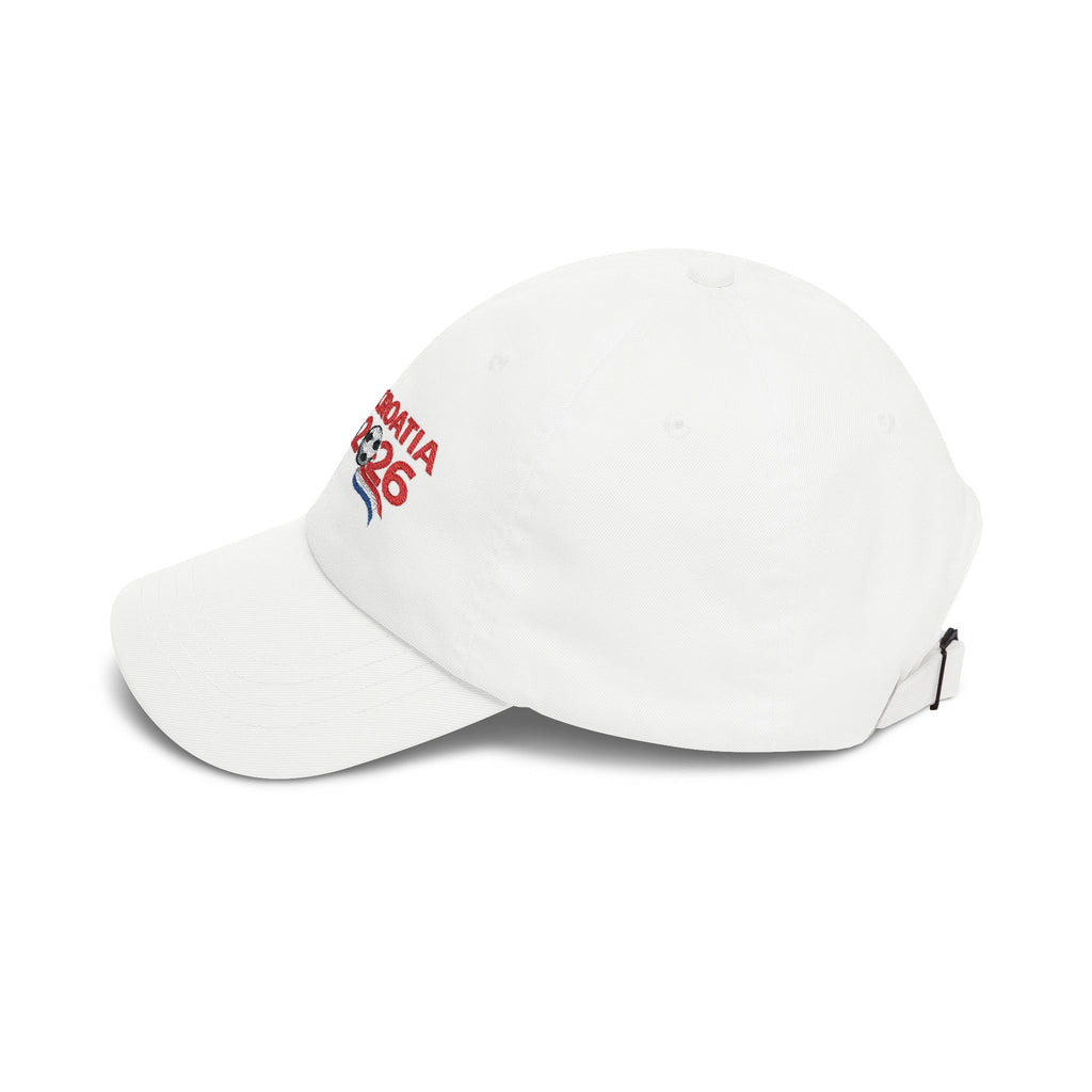 Croatia 2026 Soccer Dad Cap – Embroidered Flag & Ball Hat