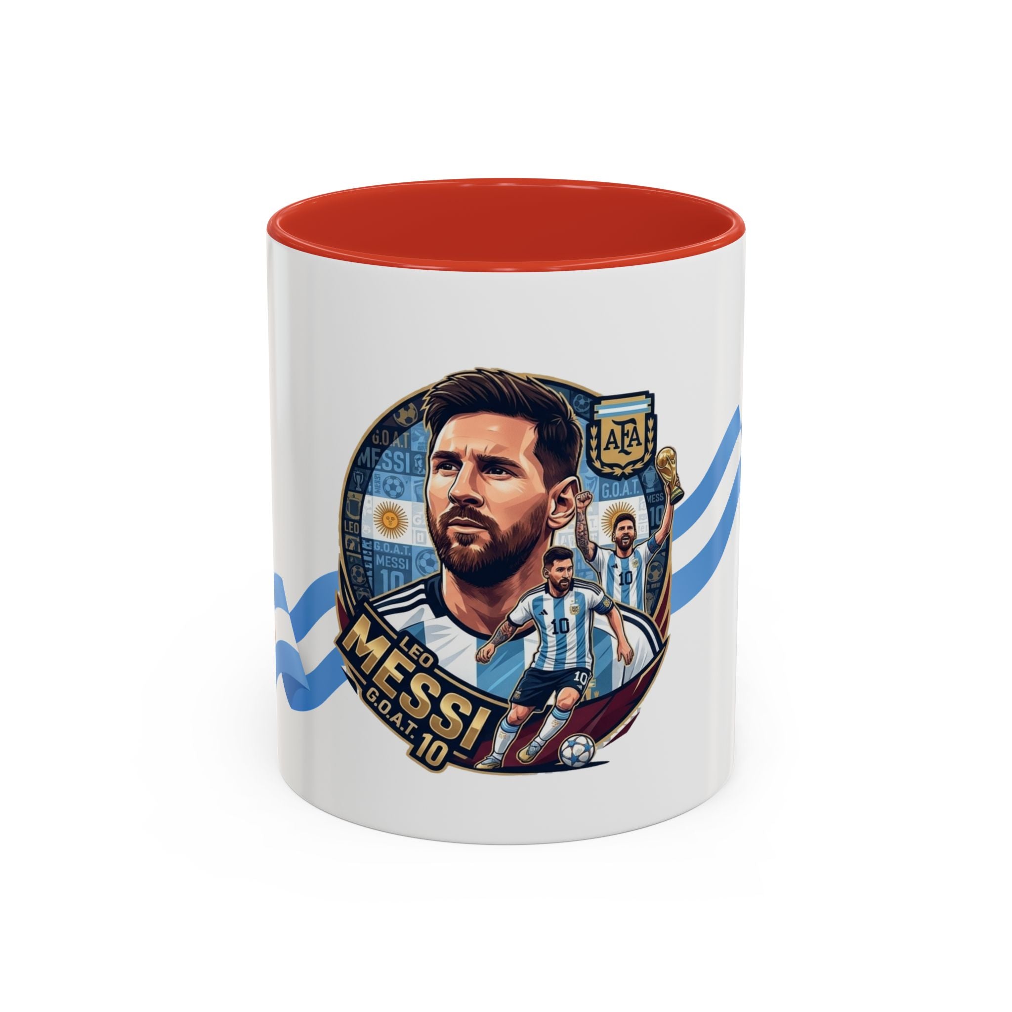 Argentina Soccer Player Coffee Mug – National Flag Accent