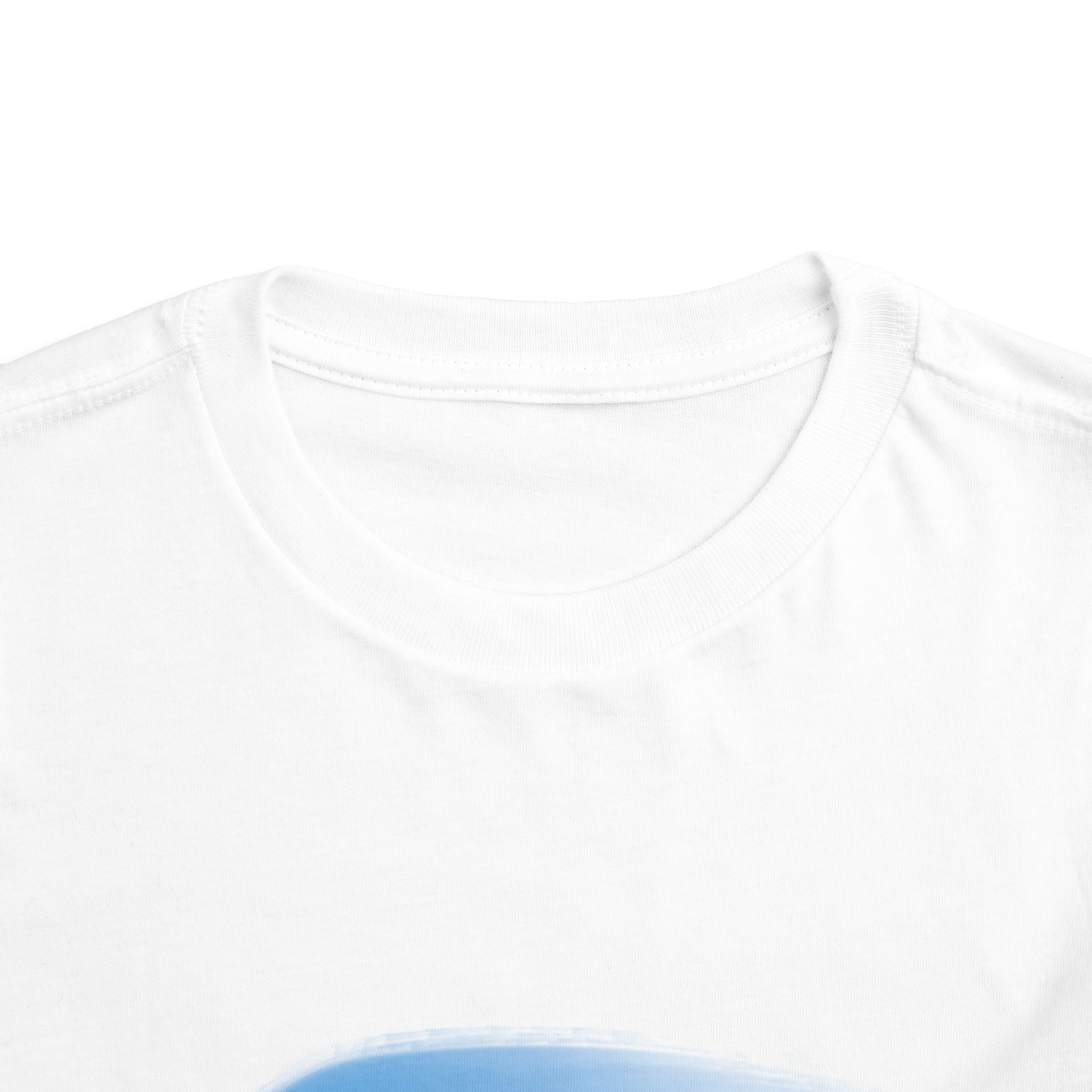 Argentina Toddler Tee — Painted Flag with Sun Emblem