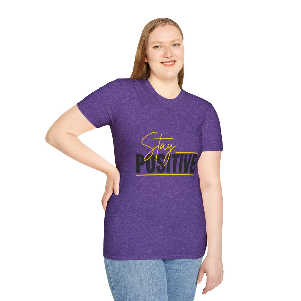 Stay Positive T-Shirt — Inspirational Motivational Graphic Tee