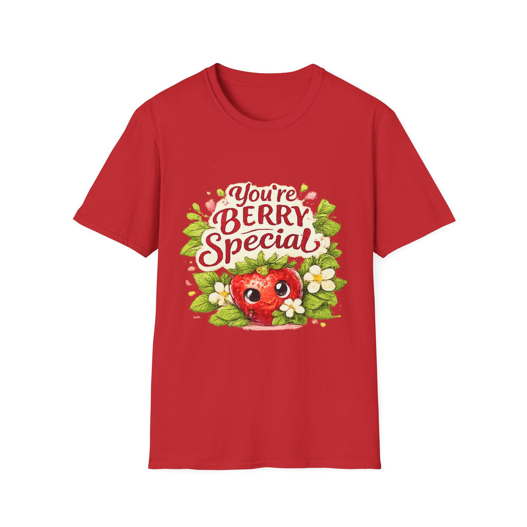 T-Shirt — "You're Berry Special" Cute Strawberry Graphic Tee
