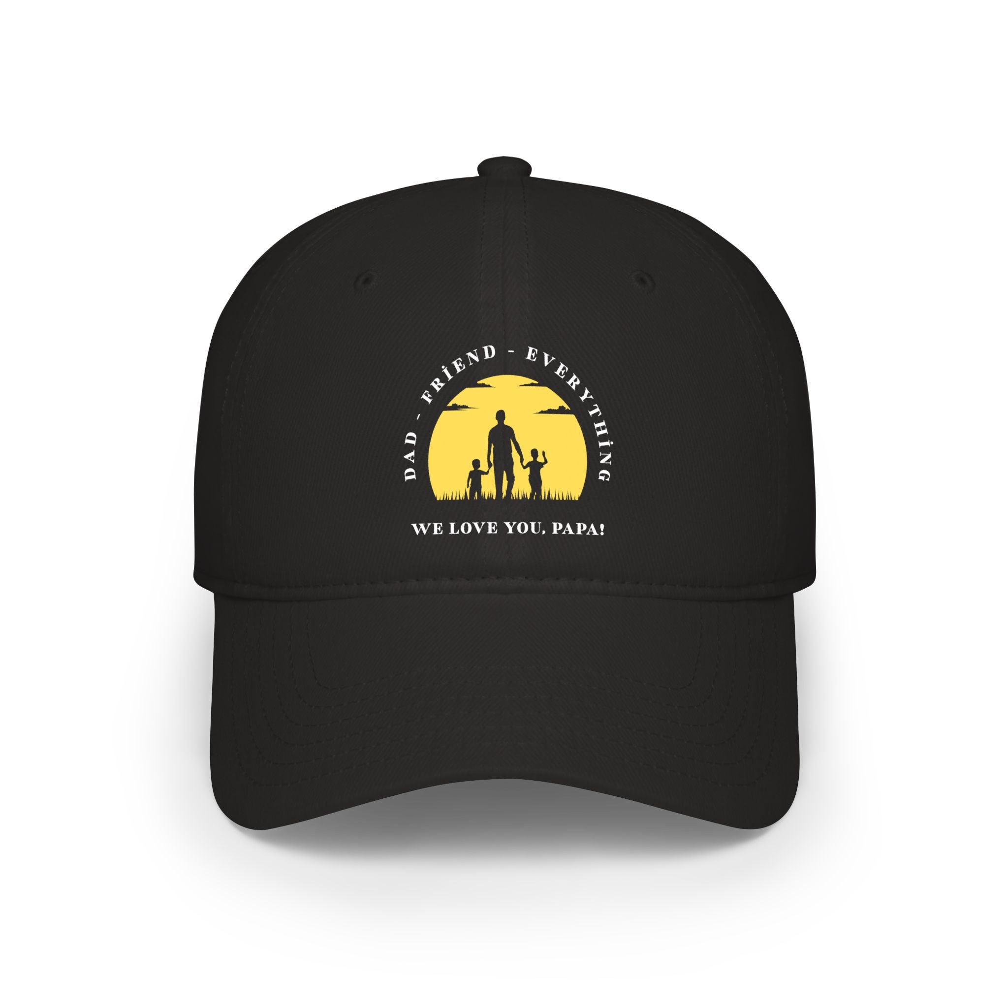 Dad, Friend, Everything Cap — 'We Love You, Papa' Low Profile Baseball Hat