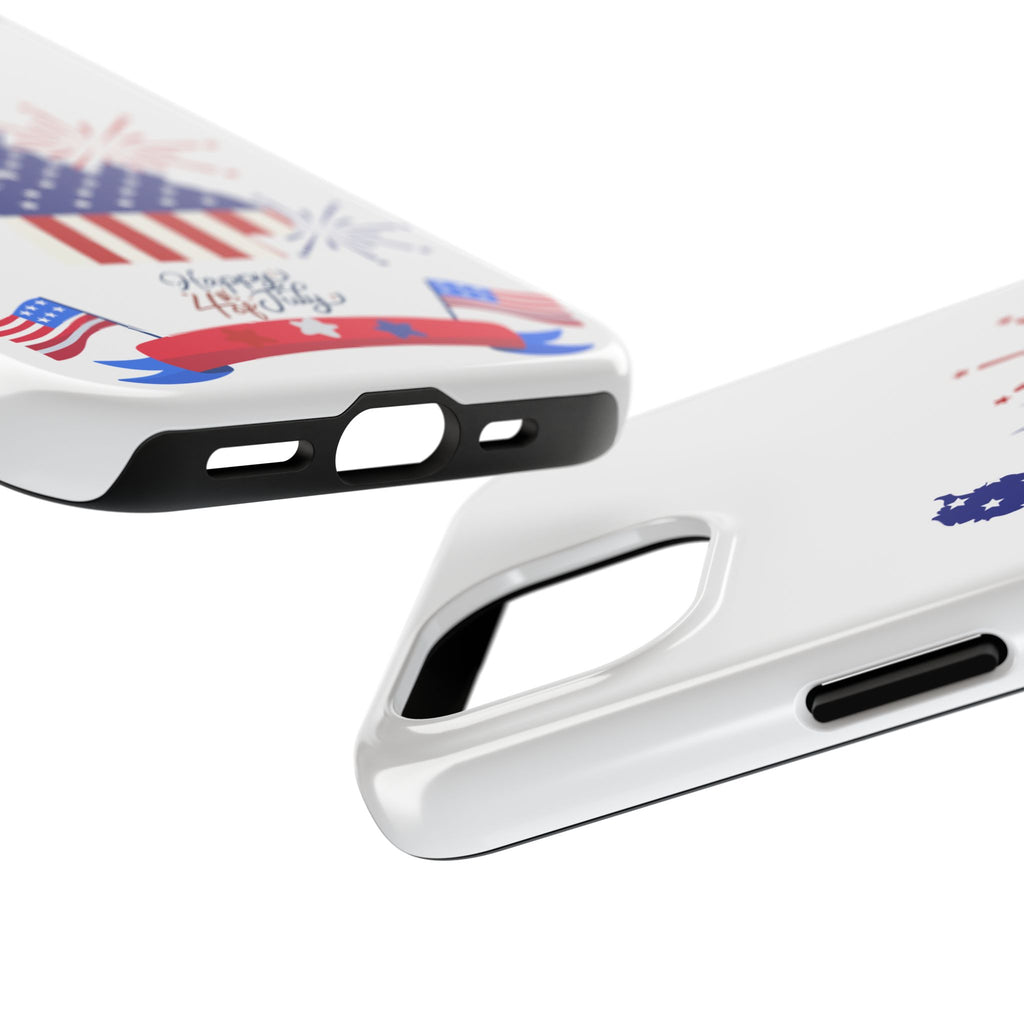4th of July Tough Phone Case — Statue of Liberty USA Flag Design
