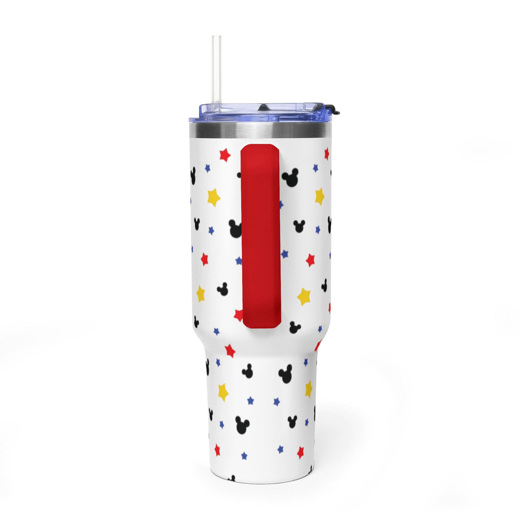 Mickey Mouse 40oz Vacuum Tumbler — Insulated Travel Mug with Straw