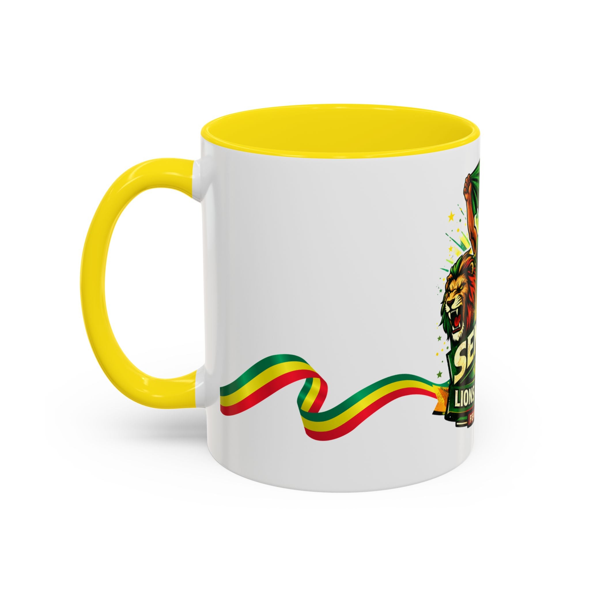 Senegal Lions of Teranga Coffee Mug – 11/15oz Accent Mug (Fear The Lions)