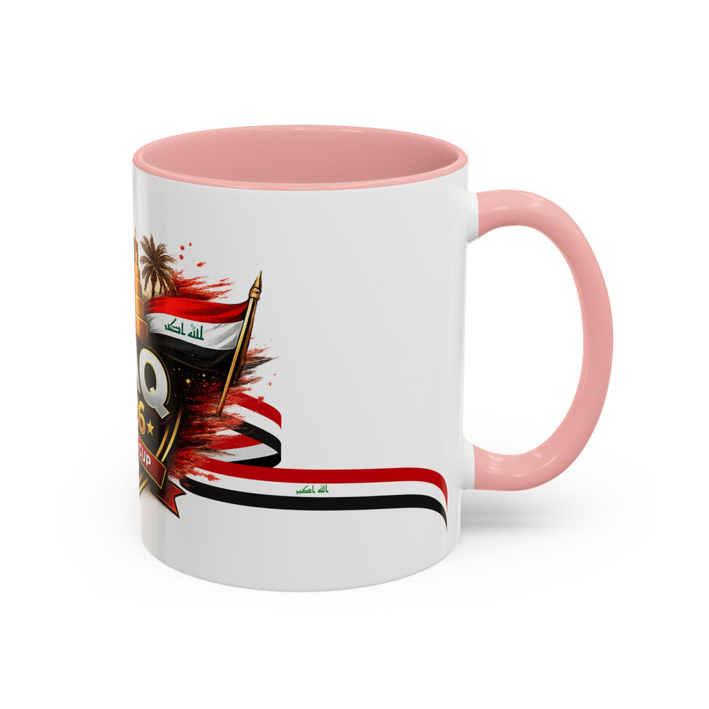 Iraq 2026 Football Cup Accent Coffee Mug – National Team Soccer Fan Gift