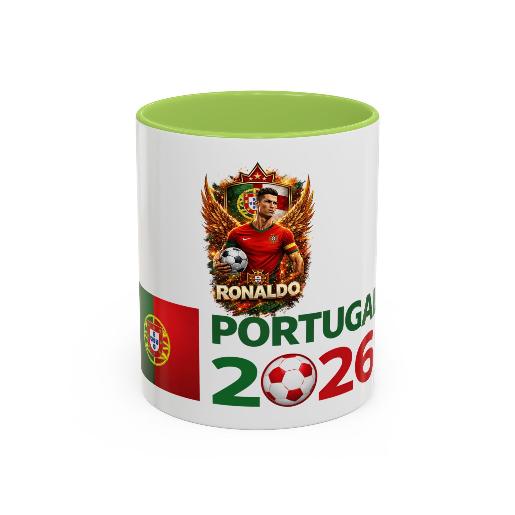 Portugal 2026 Coffee Mug — Soccer Fan Accent Mug (11/15oz)