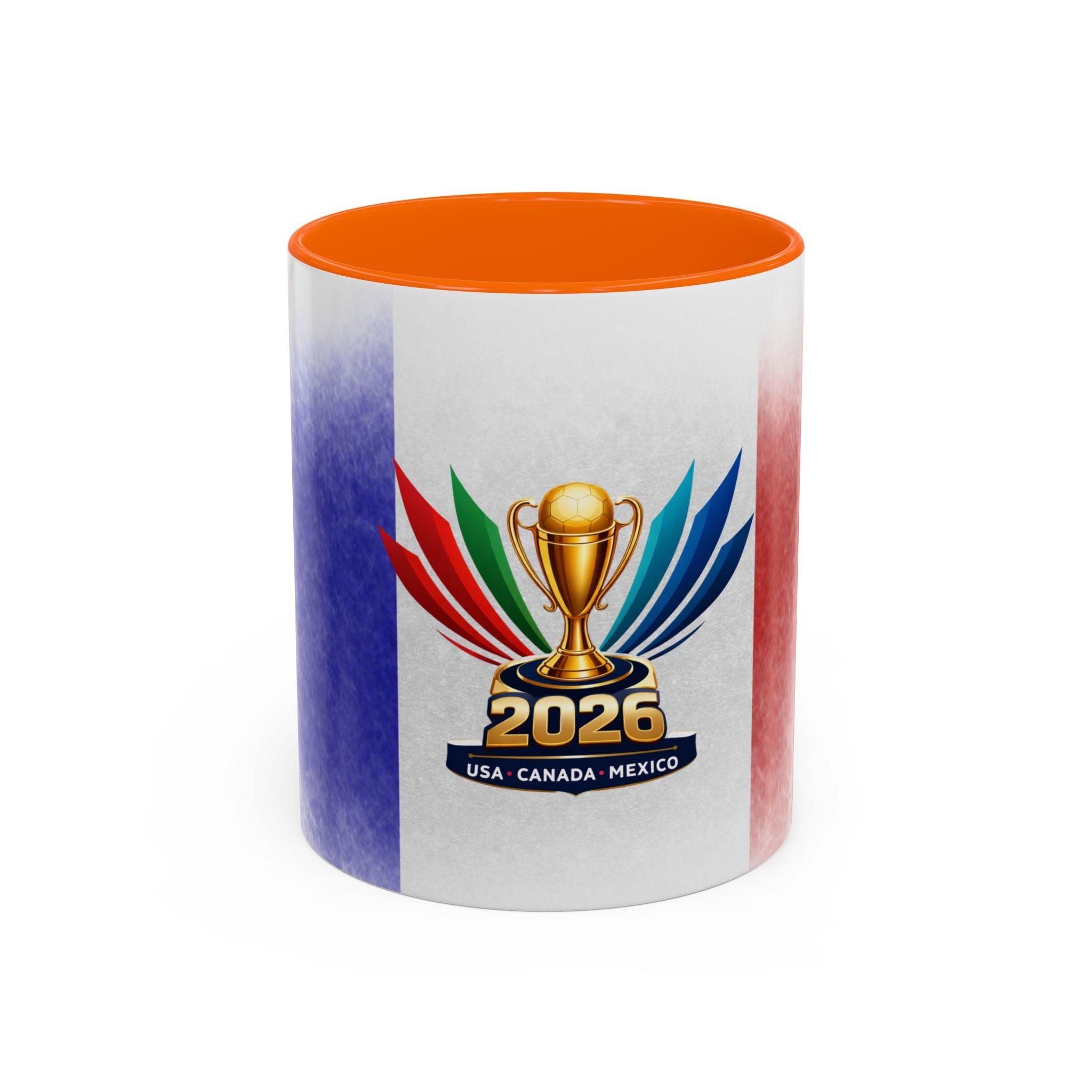 Soccer 2026 Commemorative Mug — France Accent Coffee Cup (11/15oz)