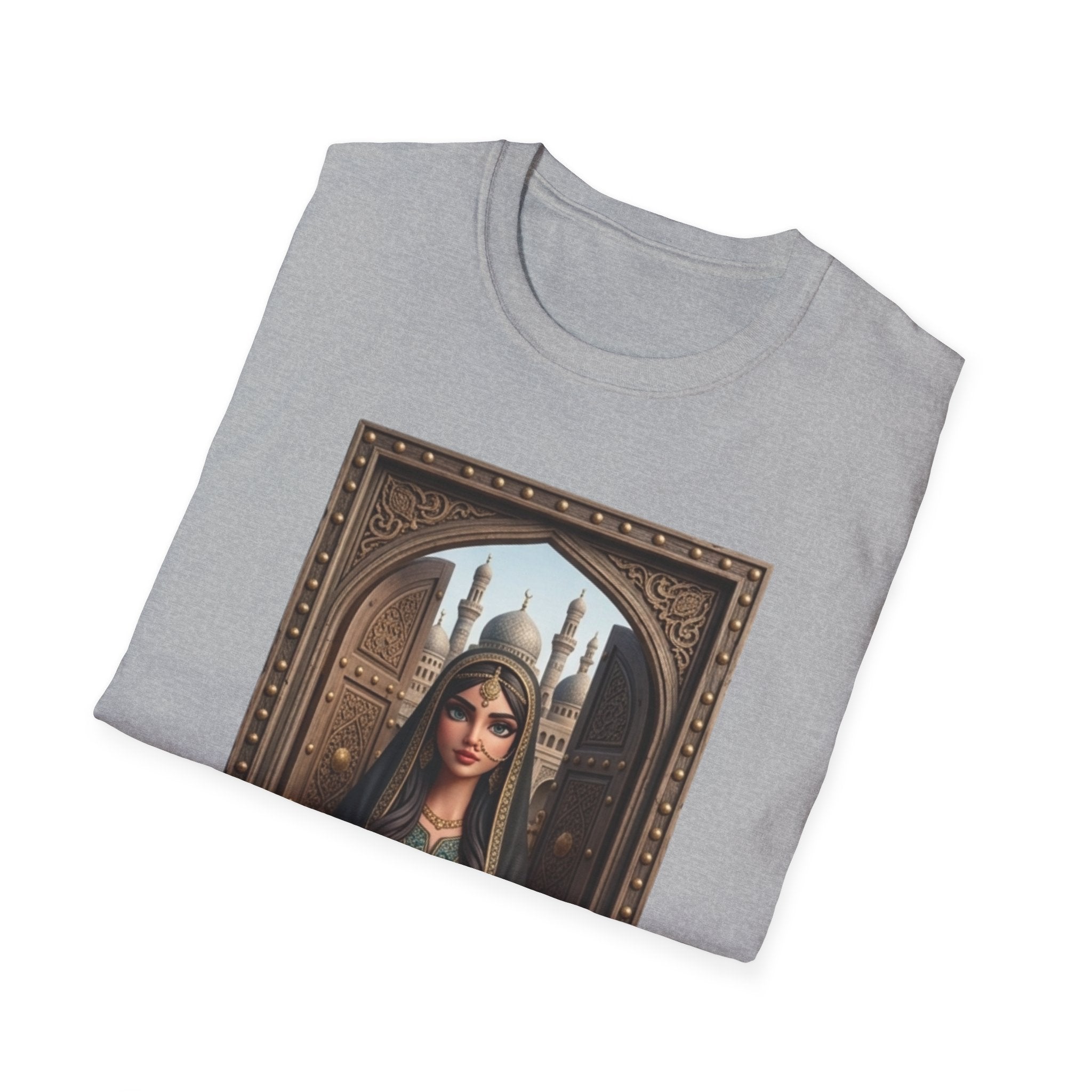 Arabian Princess Portrait T-Shirt — Arabic Calligraphy Design