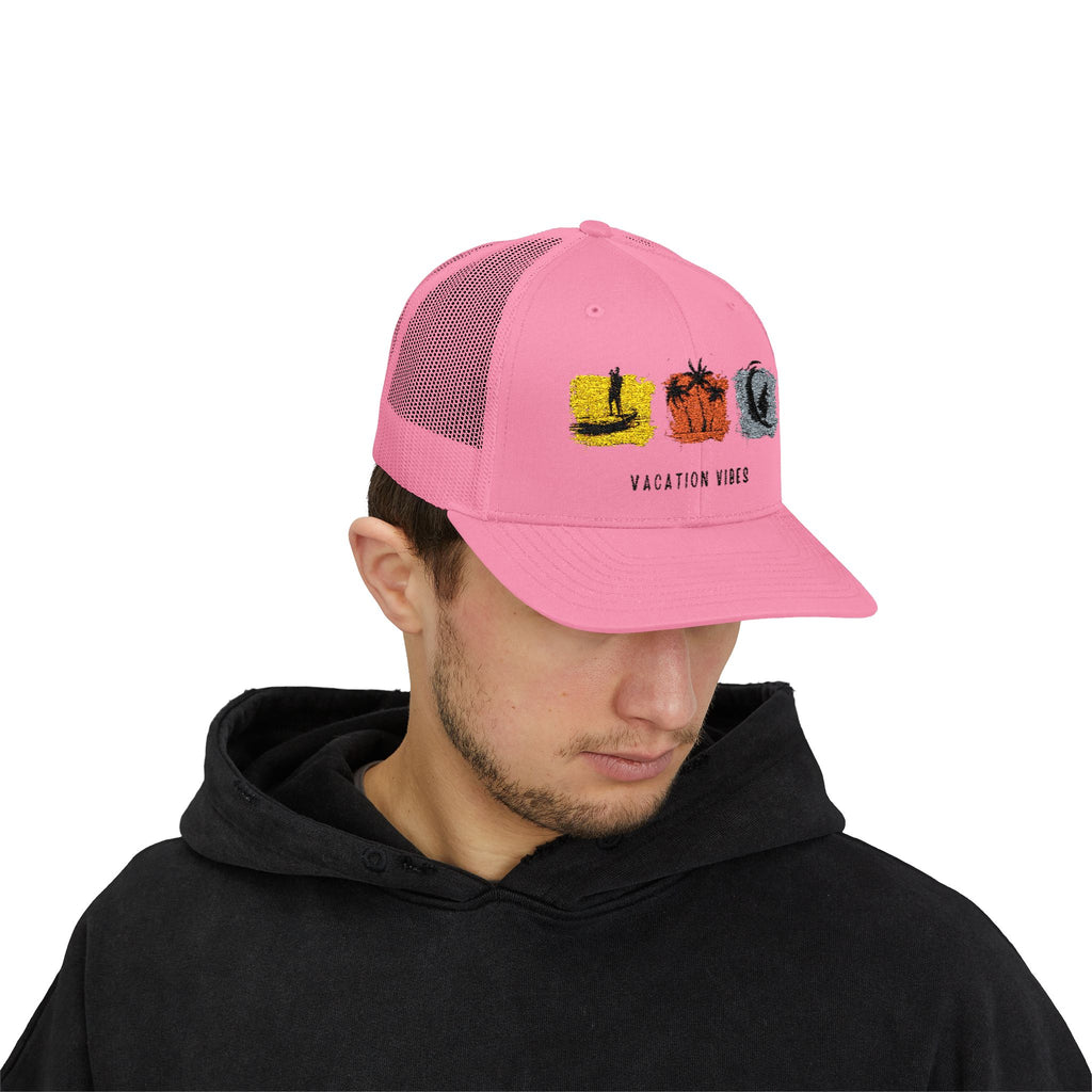 Vacation Vibes Snapback Trucker Cap