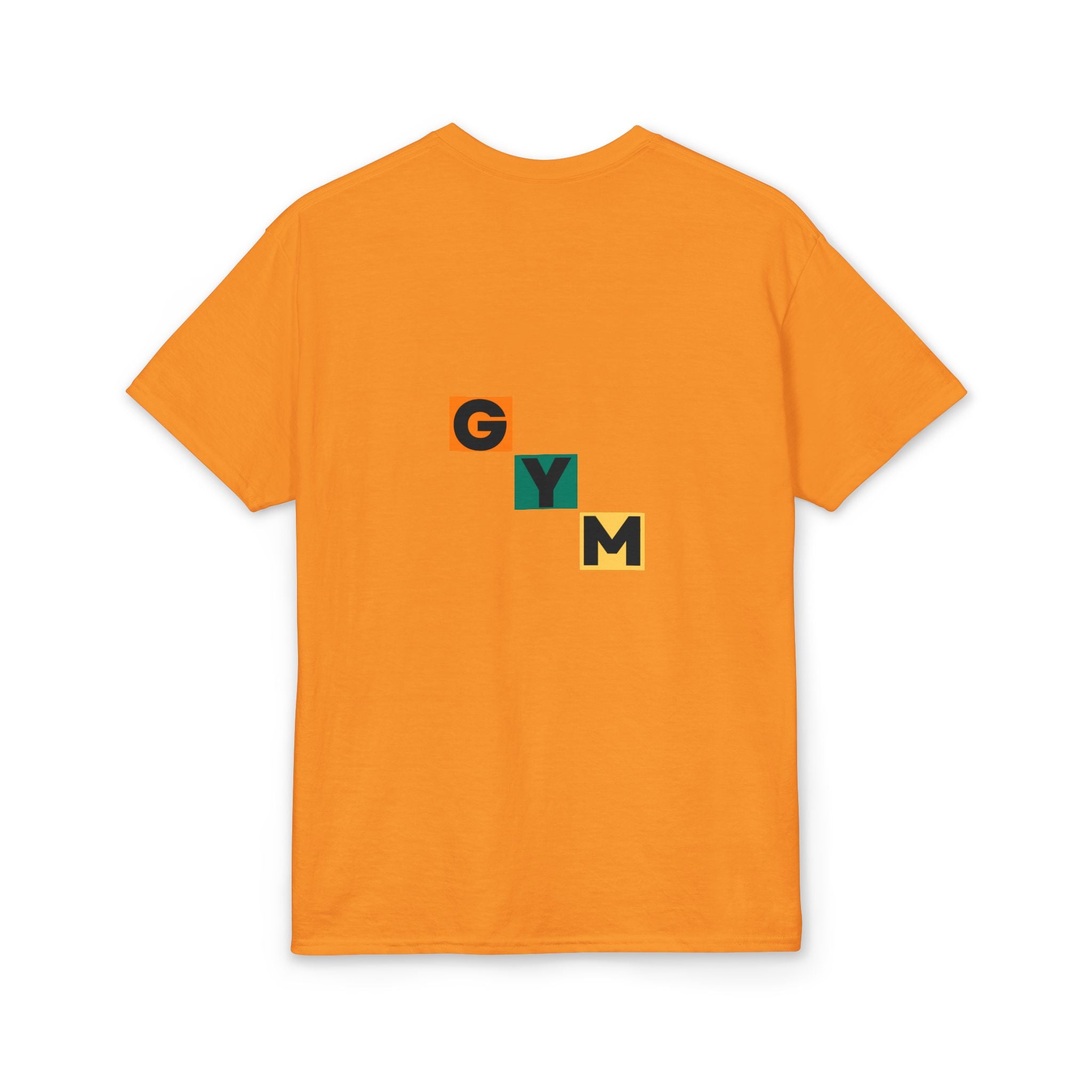 Gym Blocks Graphic T-Shirt — Retro Fitness Silhouette Tee