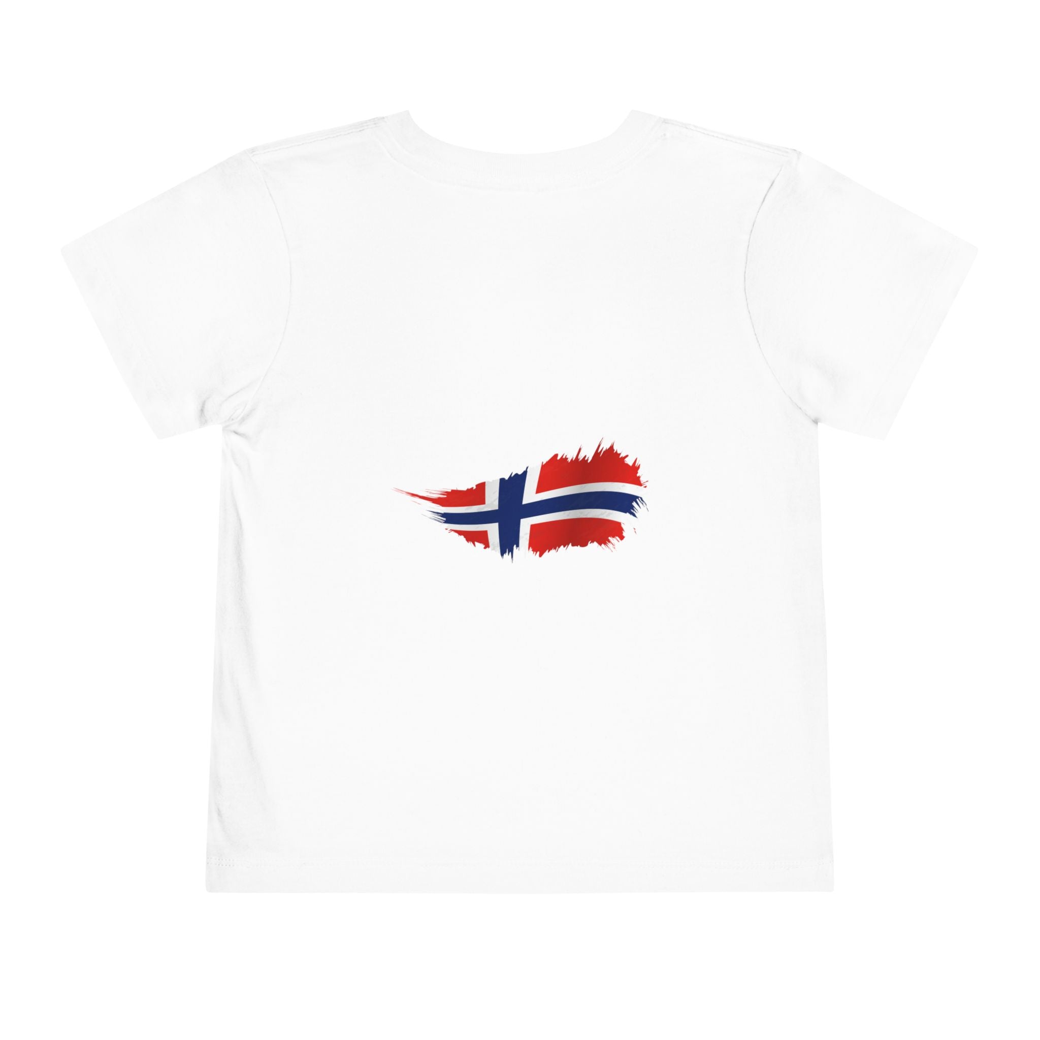Norway 2026 Toddler Tee — Norwegian Flag Soccer Design
