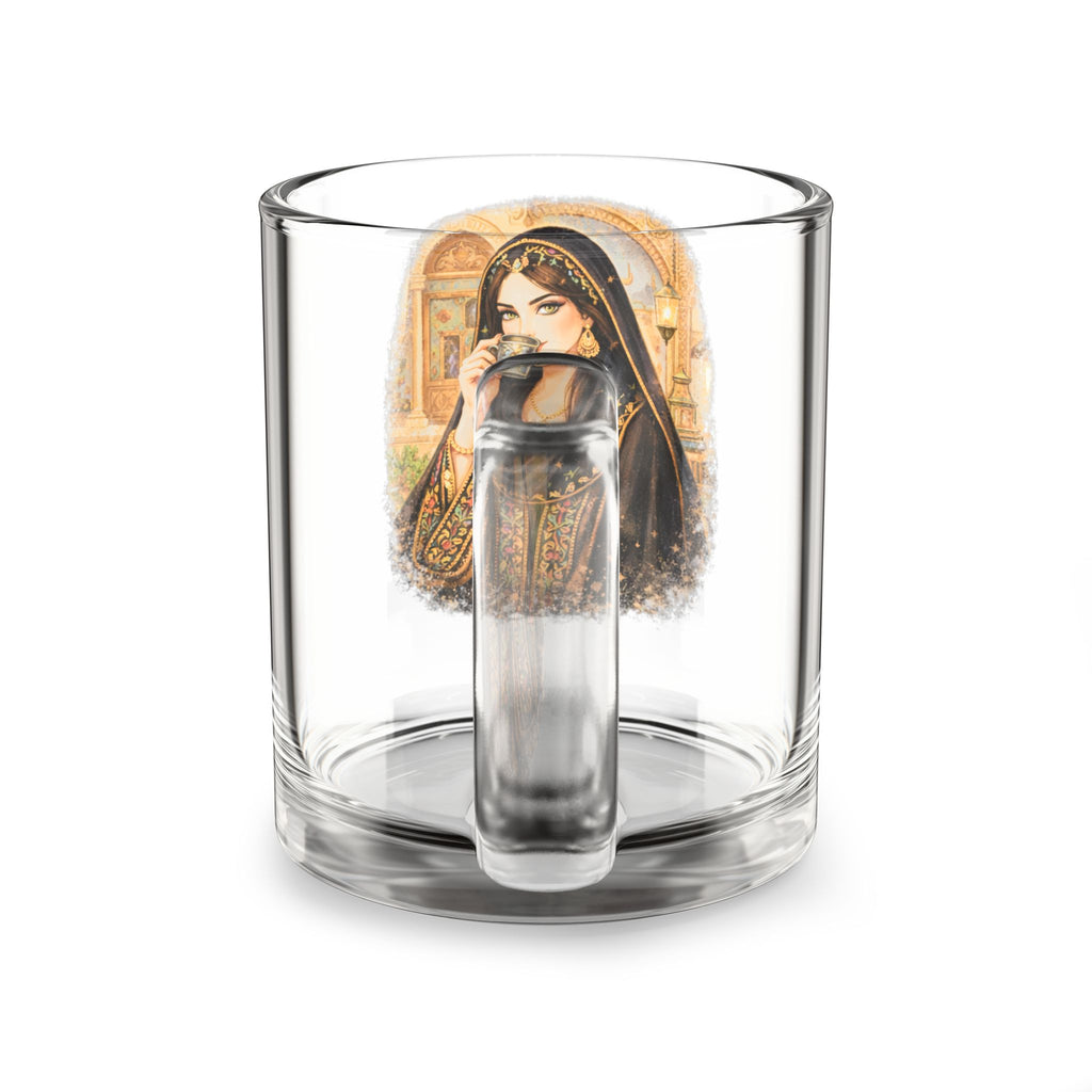 Iraqi women Glass Mug, 10oz