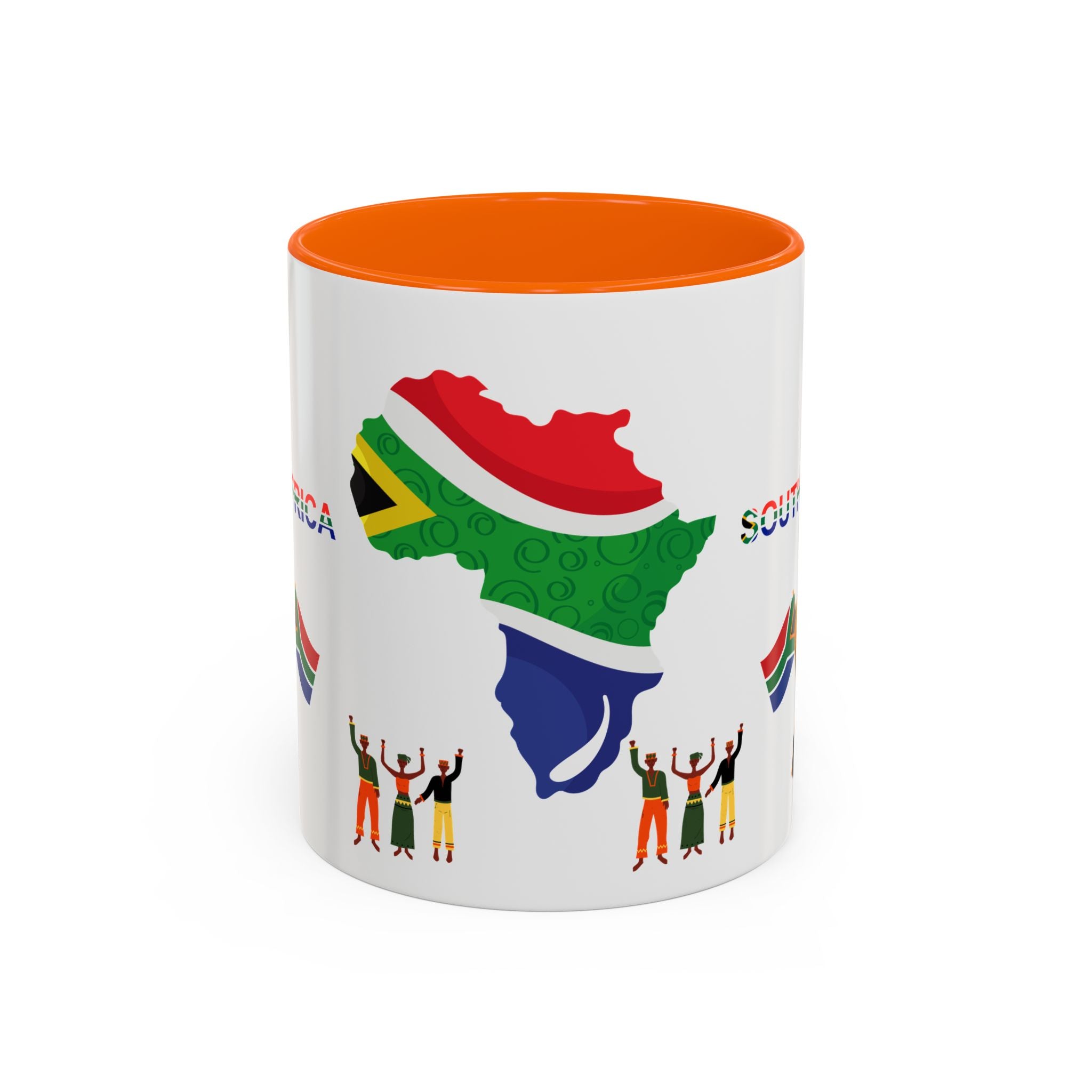 South Africa Coffee Mug — Map, Flag & Trophy Design (11/15oz)