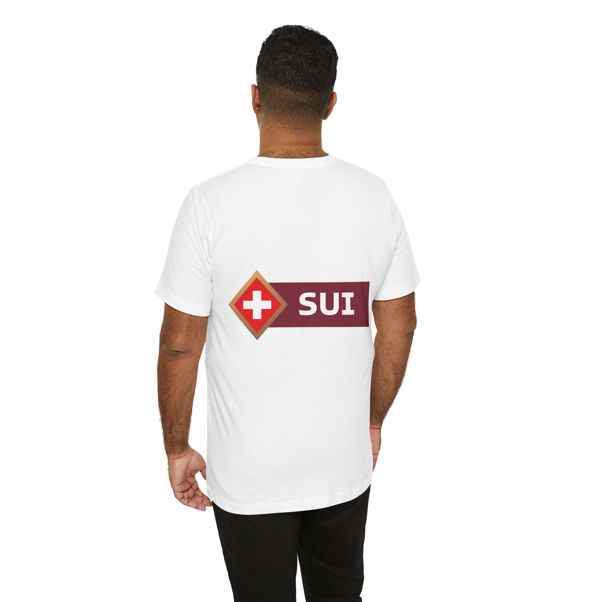 Swiss Flag T-Shirt — SUI Crest Short Sleeve Tee