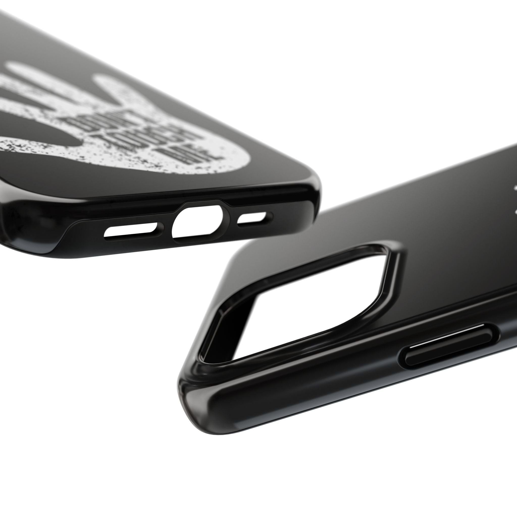 Phone Case — “Don’t Touch Me” Black Protective Tough Case