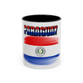 Paraguay Flag Accent Coffee Mug – Patriotic Red White Blue Souvenir (11/15 oz)