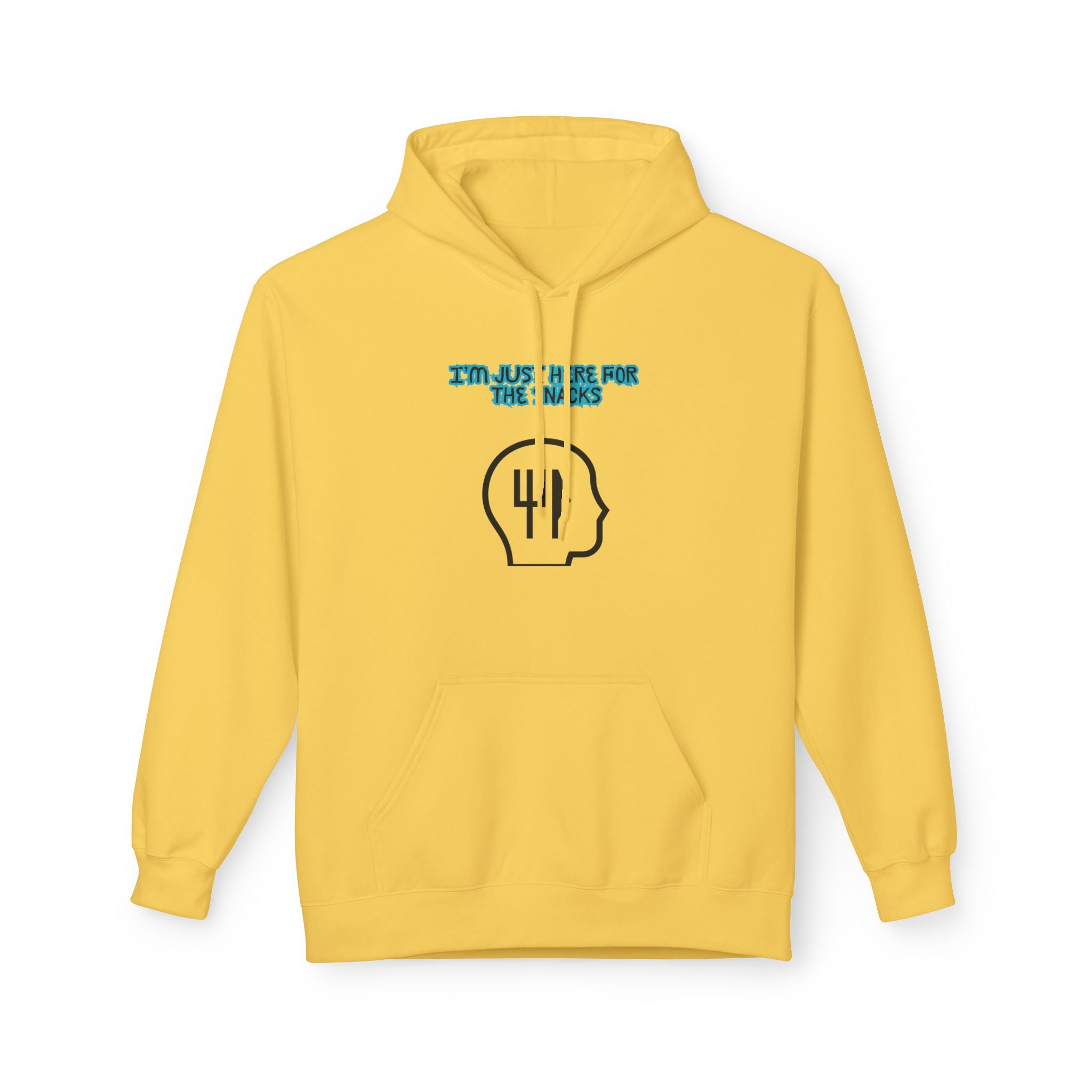 I’m Just Here for the Snacks Unisex Midweight Softstyle Fleece Hoodie