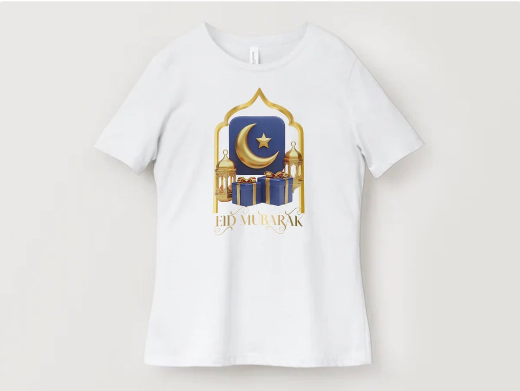 Eid Mubark gold & blue