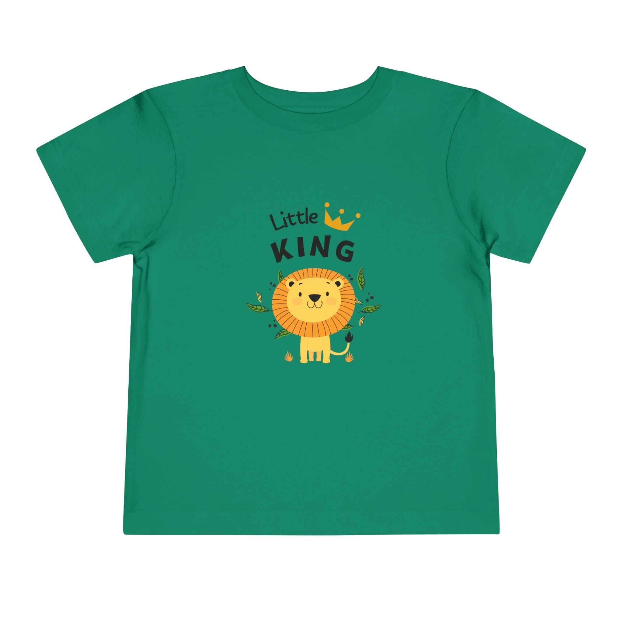 Toddler Tee — "Little King" Lion Graphic