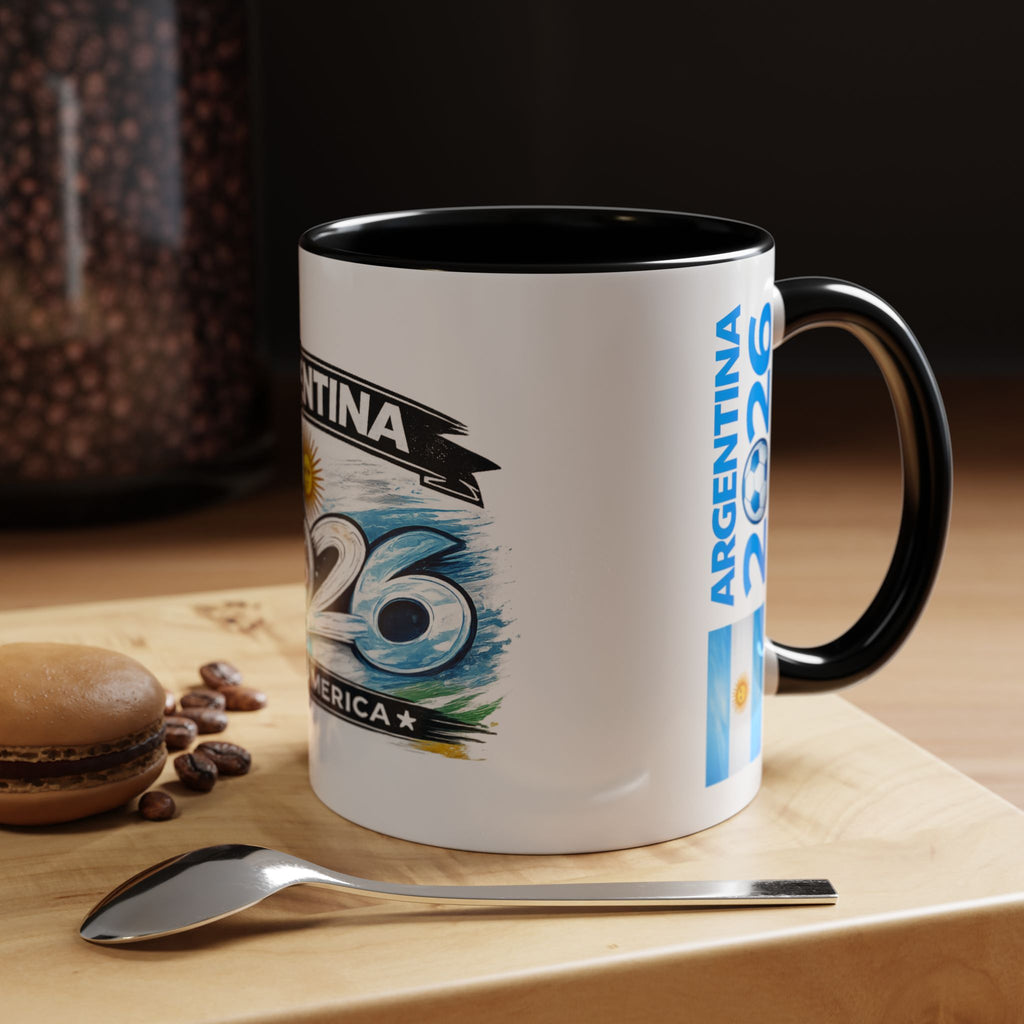 Argentina 2026 Soccer Cup Mug – Accent Coffee Cup (11/15oz)