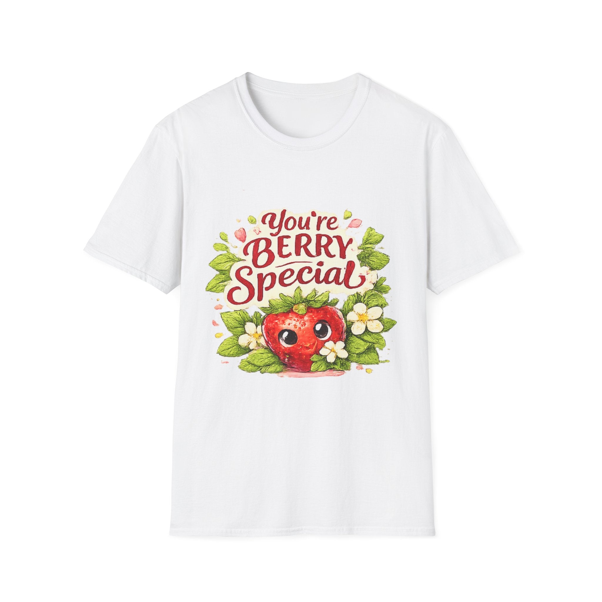 T-Shirt — "You're Berry Special" Cute Strawberry Graphic Tee