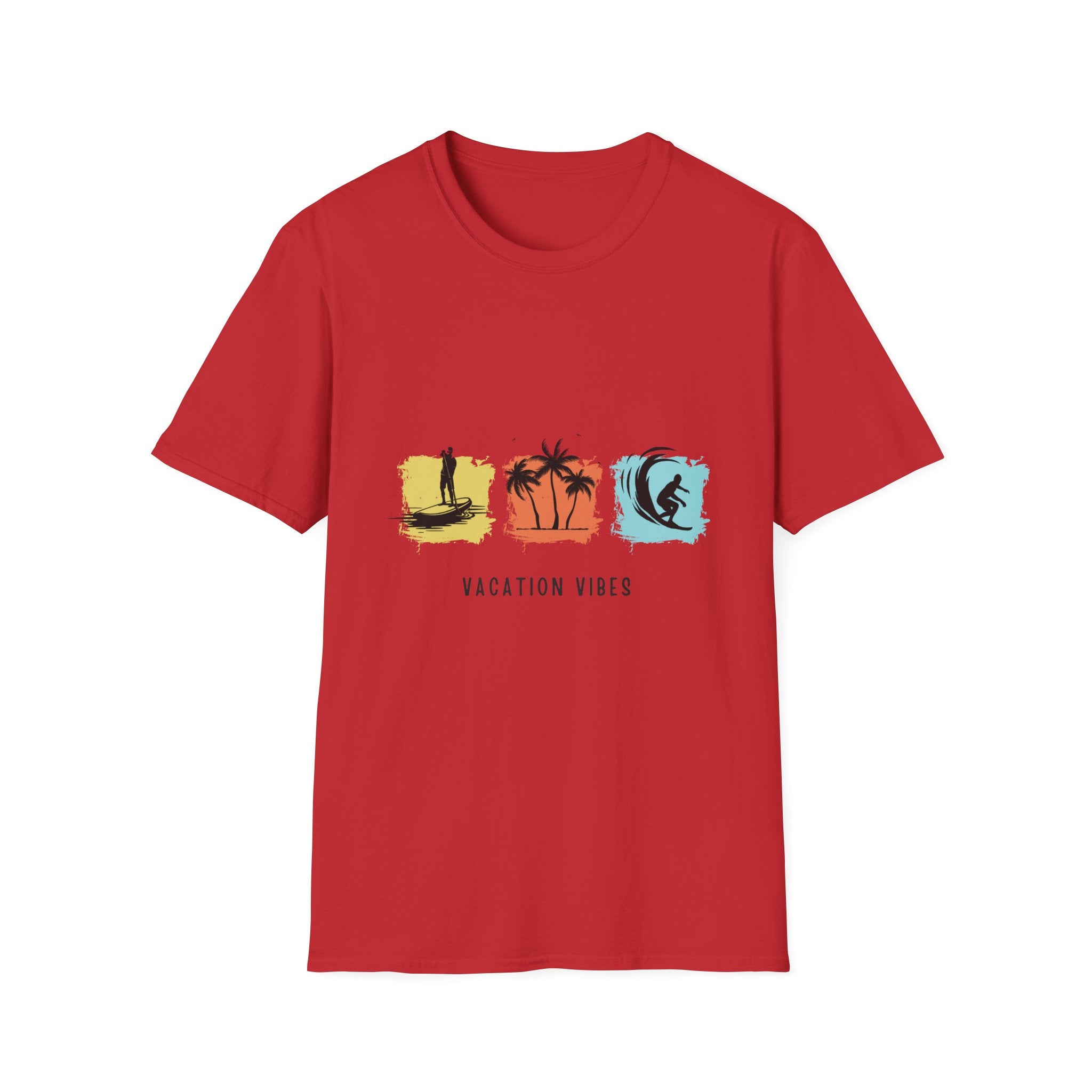 Vacation Vibes T-Shirt — Beach Surf Palm Tree Graphic Tee